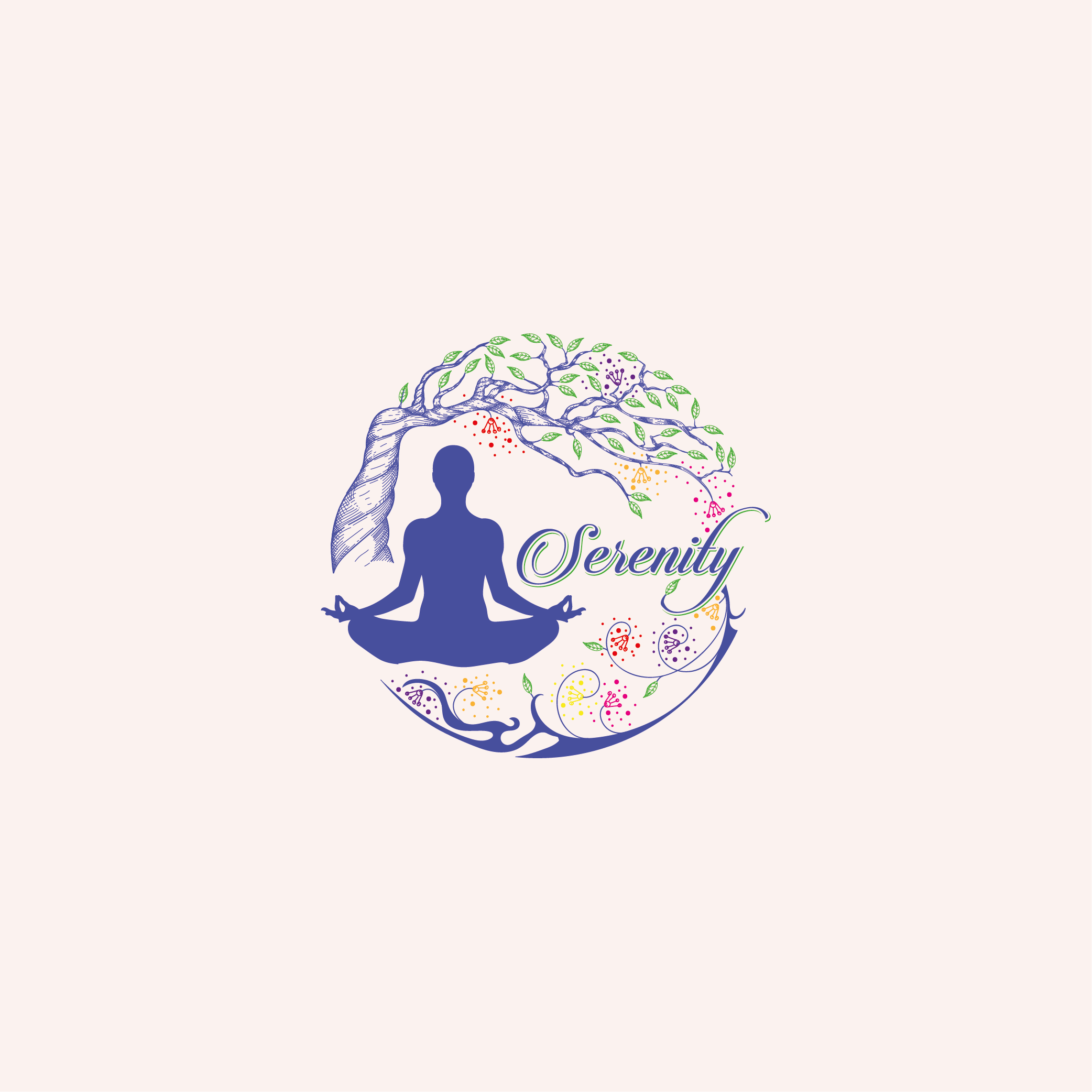 yoga in Logo & Brand Identity Inspiration by Queenshambhala