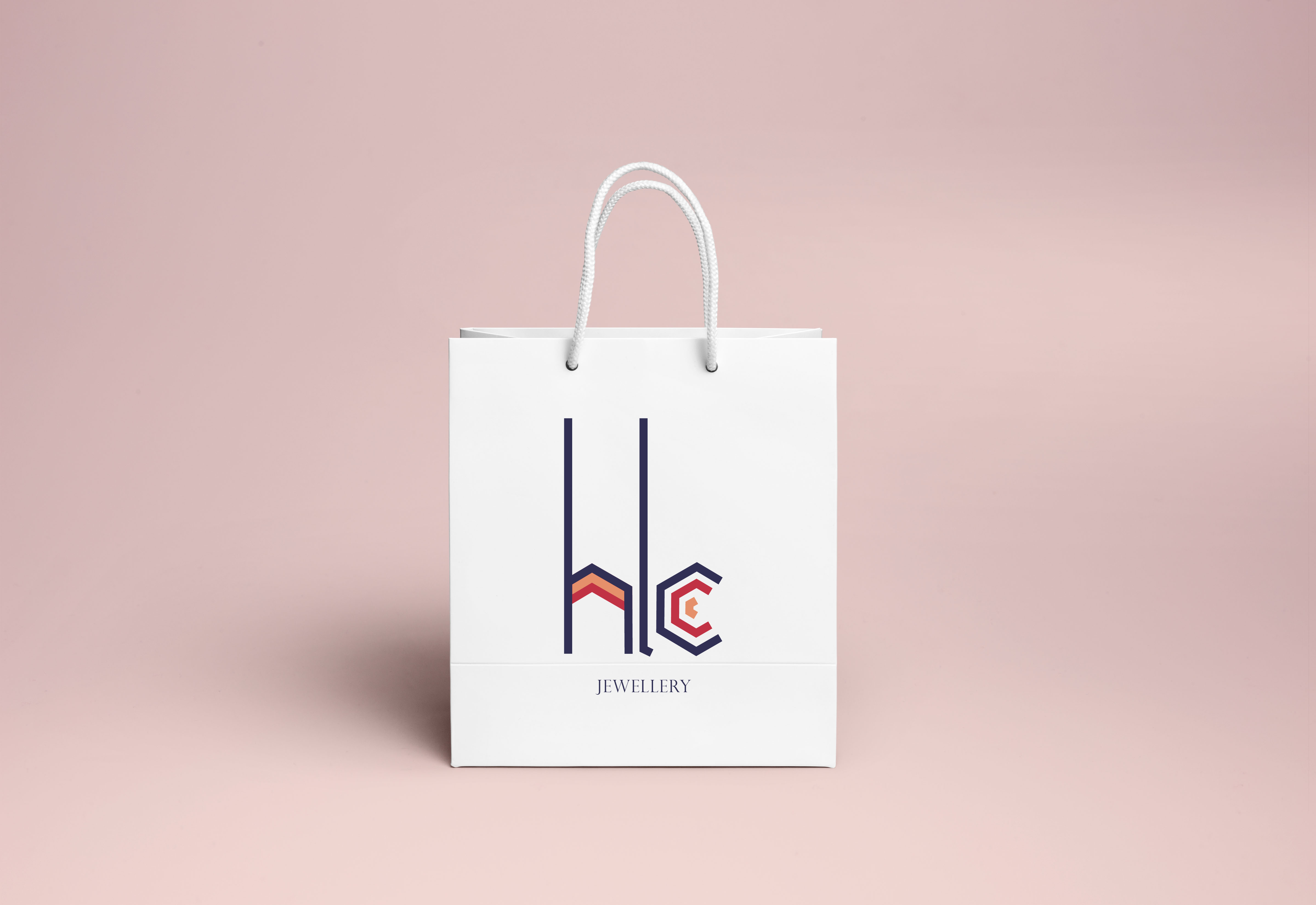 hlc jewellery shopping bag by Claudia Pacheco hlc jewellery shopping bag in Logo & Brand Identity Inspiration by Claudia Pacheco