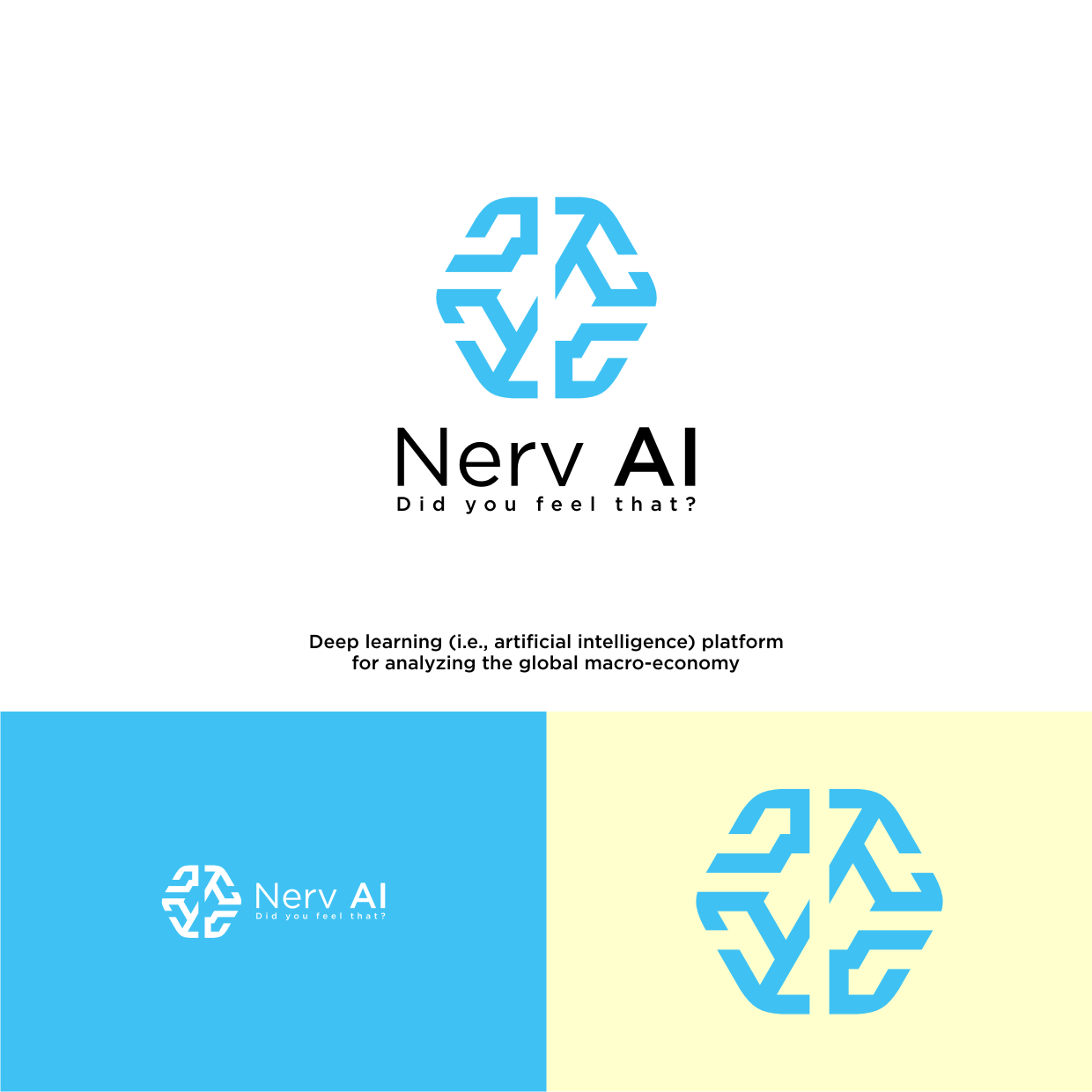 nerv ai logo by Theo nerv ai logo in Advertisement Design Inspiration by Theo