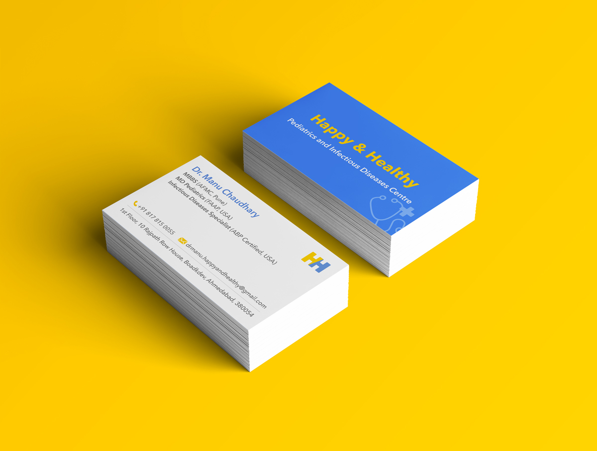 Happy by Mridul Chandolia Happy in Business Card Design Inspiration by Mridul Chandolia
