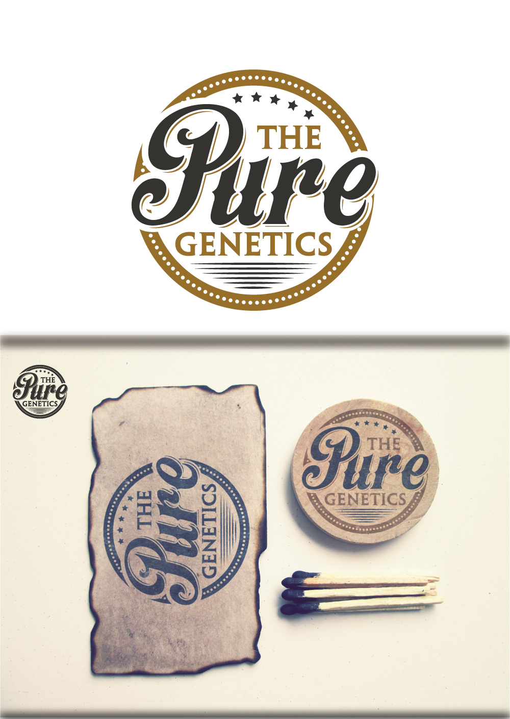 Vintage Marijuana Logo in Logo Design Inspiration by Md. Ratul Rahman