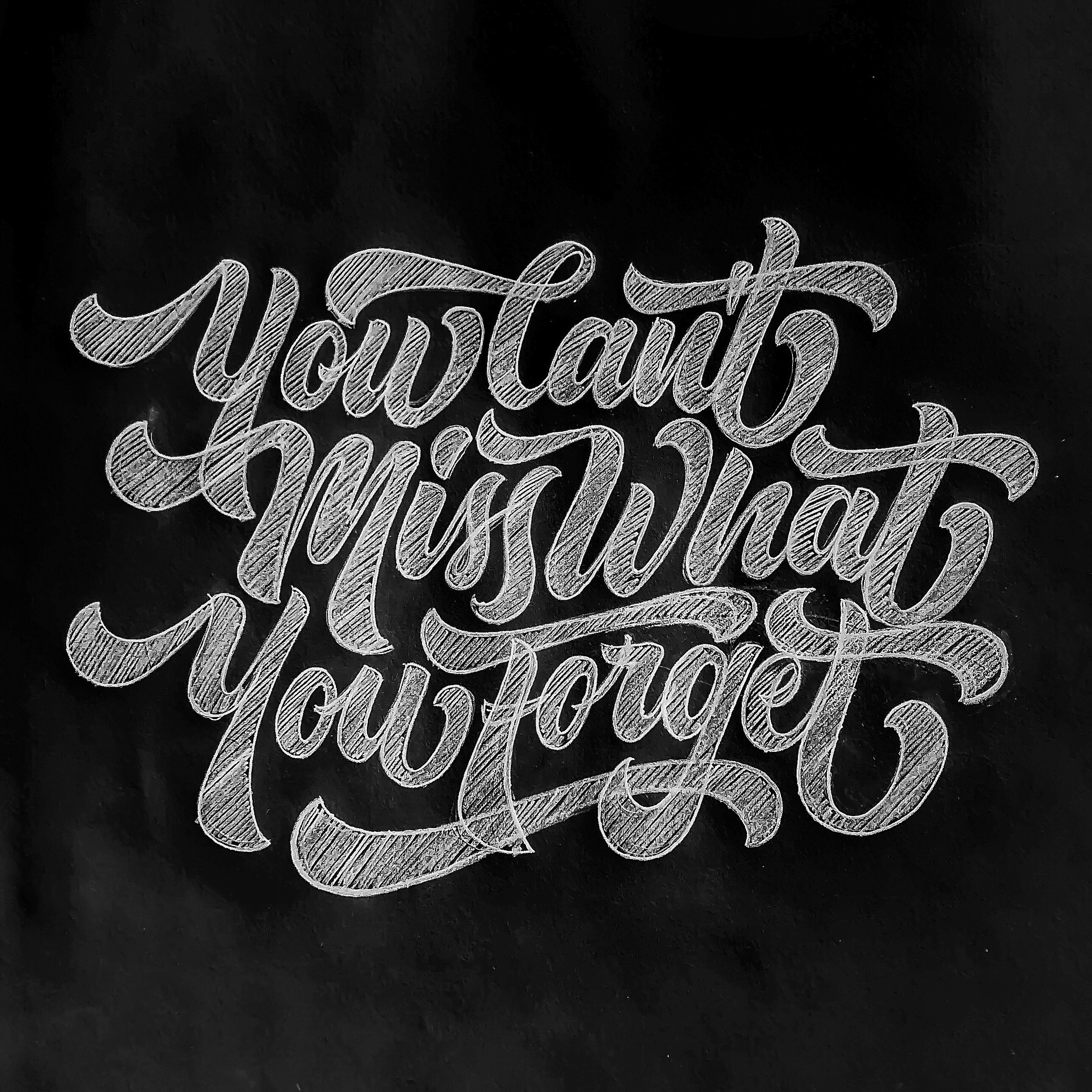 Never Meant by Alejandro Olarte Never Meant in Hand Lettering Inspiration by Alejandro Olarte