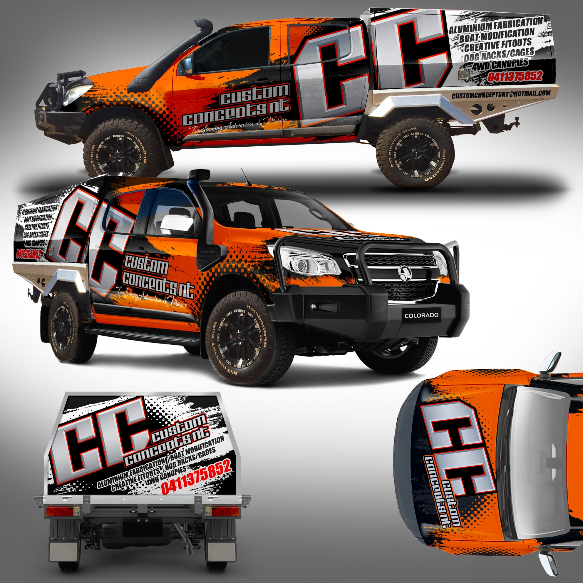 Truck Wrap Design by R A F I S Q Y Truck Wrap Design in Vehicle wrap design Inspiration by R A F I S Q Y