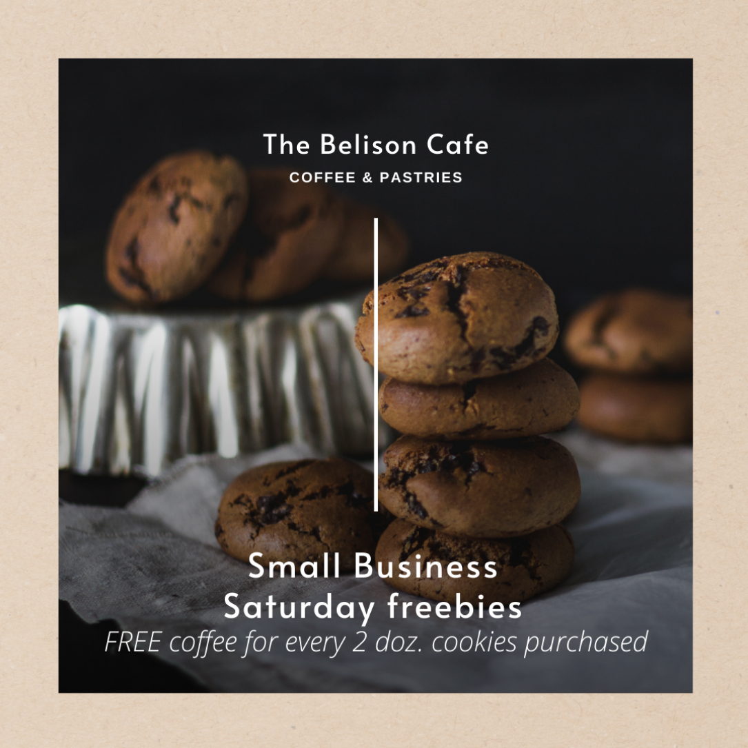 Small Business Saturday Freebies Coffee in Poster Design Inspiration by Ayn Fritzi Pachoco