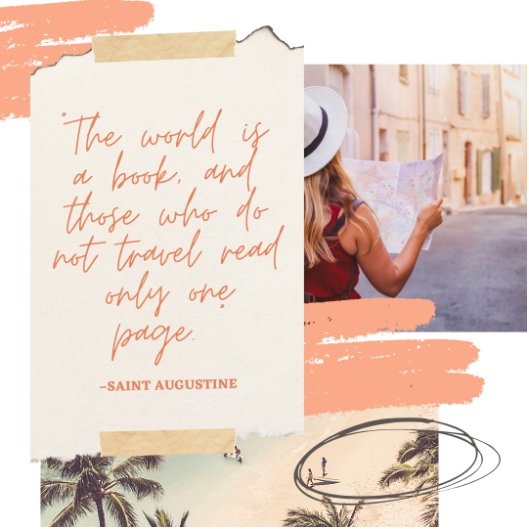 Travel Quotes by Ayn Fritzi Pachoco Travel Quotes in Instagram Post Design Inspiration by Ayn Fritzi Pachoco