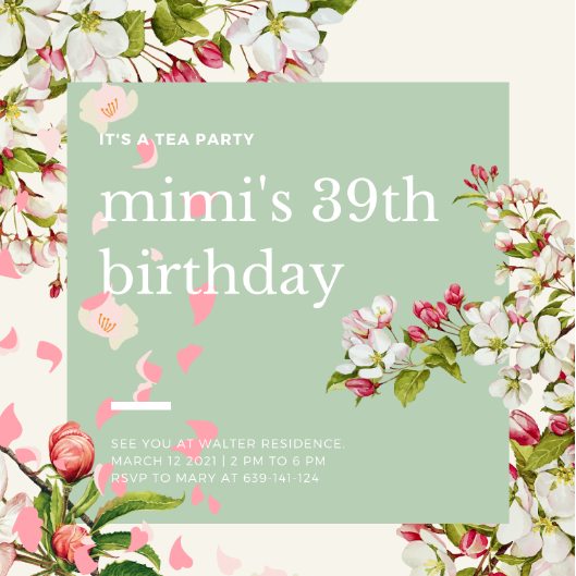 Birthday Invitation in Invitation Card Design Inspiration by Ayn Fritzi Pachoco