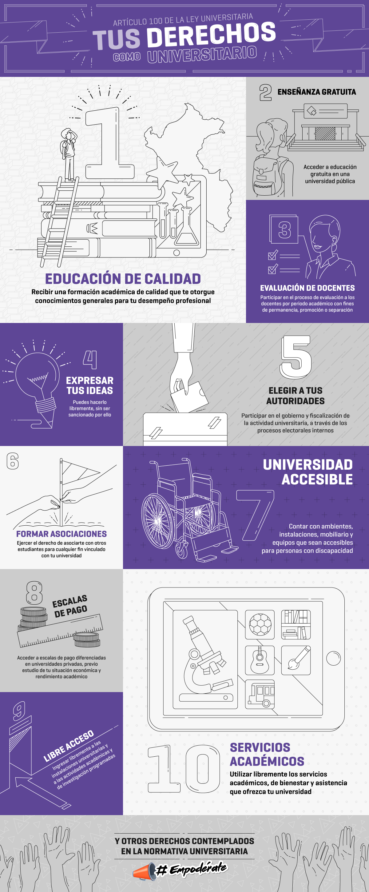 Infographic - Students Rights By Luna Hyena 82562 - Designhill