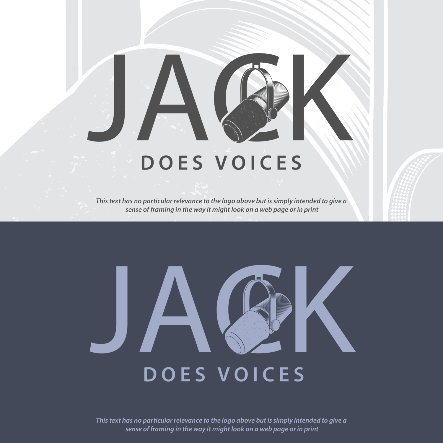 Voice Actor Logo By Classgraphics 374530 - Designhill