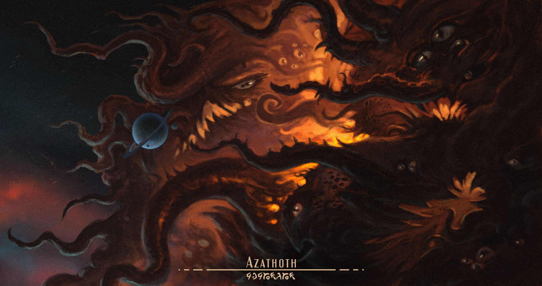 Azathoth by Stoica Alex Azathoth in Illustration and Graphics Inspiration by Stoica Alex
