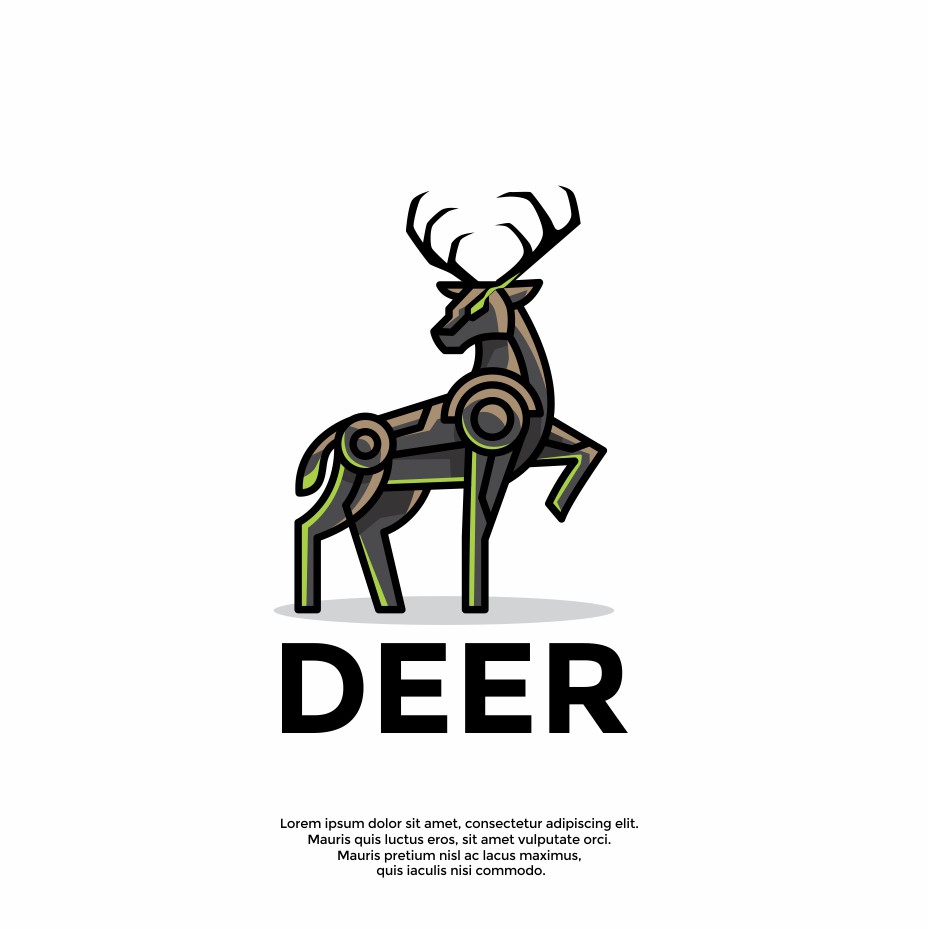 Deer in Logo Design Inspiration by Mugo Mulyo