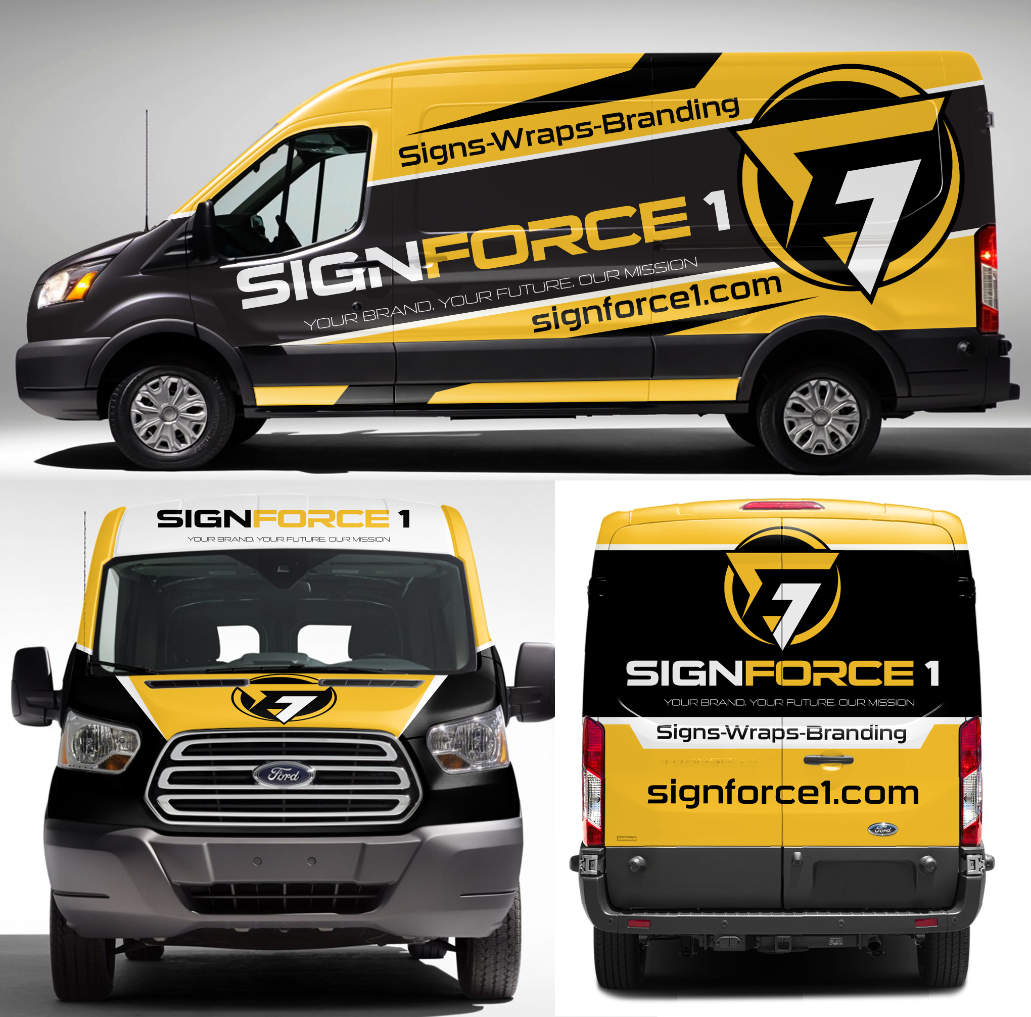 signforce1carwrap by Spa08 signforce1carwrap in Vehicle wrap design Inspiration by Spa08