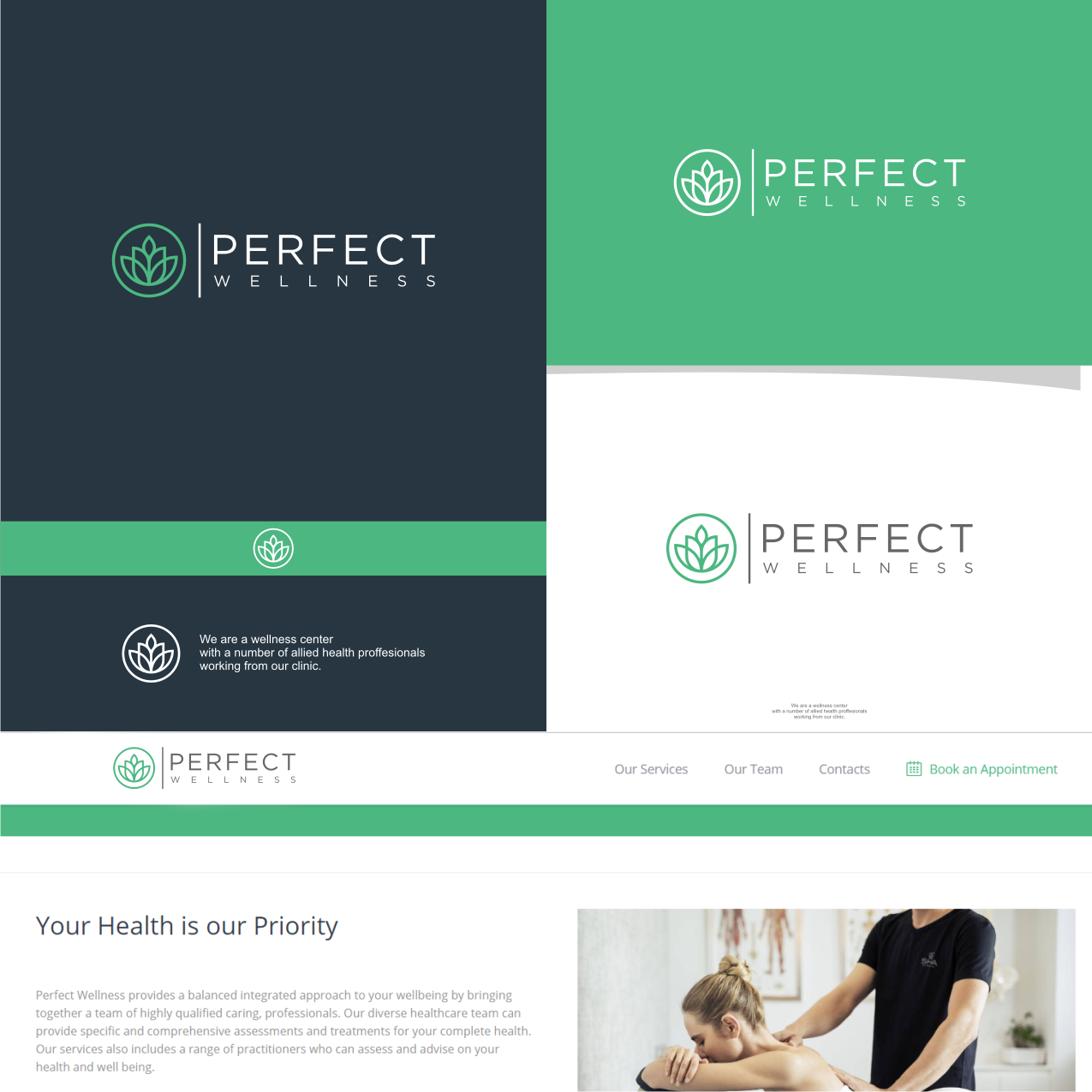 PERFECT WELLNESS by Astaright PERFECT WELLNESS in Logo Design Inspiration by Astaright