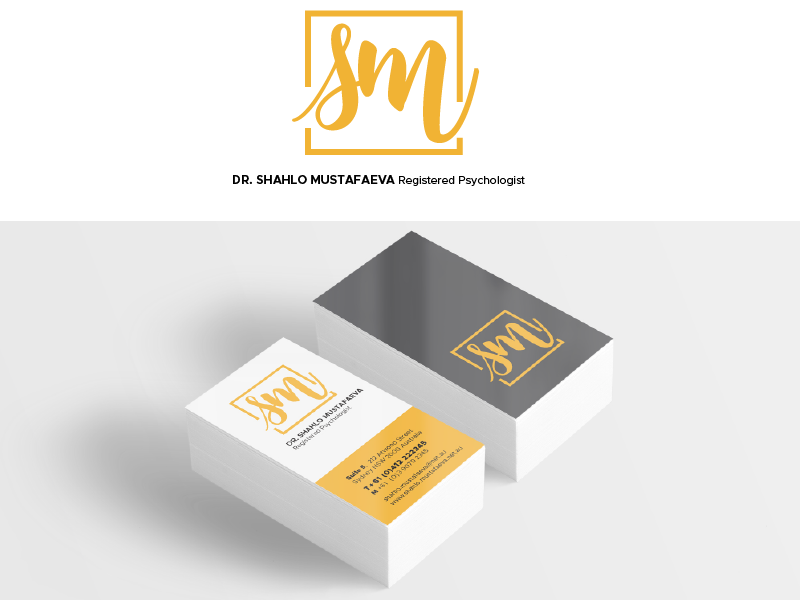 Logo and business card design for Psychologist in Logo And Business Card Design Inspiration by Greenappledesign