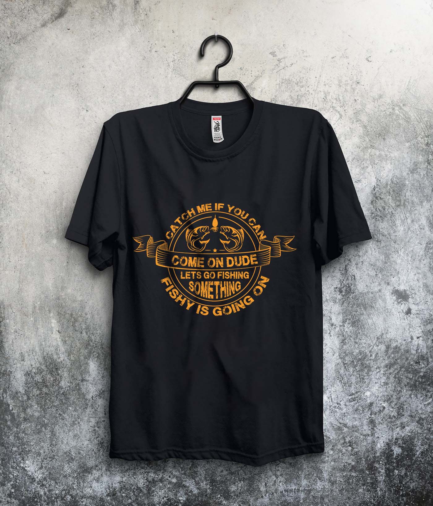 Fishing T-shirt Design in T-Shirt Design Inspiration by Manikvskhan