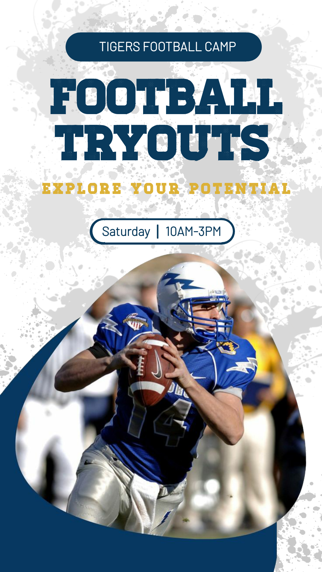 Football Tryouts in Instagram Story Inspiration by Irene Marvel
