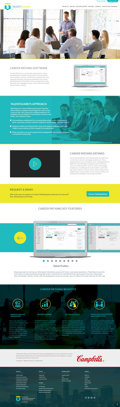 Talentguard Website Design by Cyrus Roy Talentguard Website Design in Landing page design Inspiration by Cyrus Roy