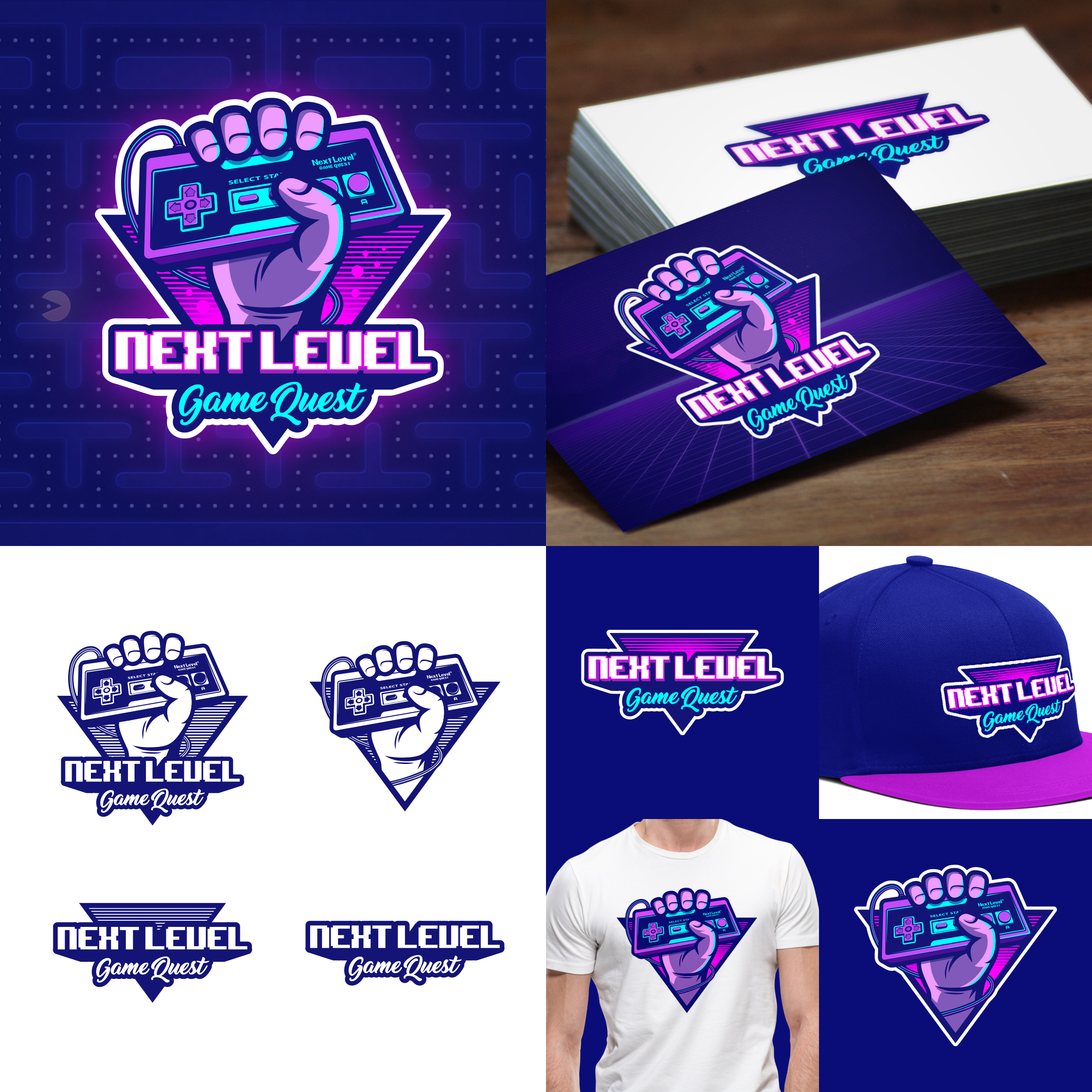 Next Level GameQuest (logo) by Beedigital Next Level GameQuest (logo) in Logo & Brand Identity Inspiration by Beedigital