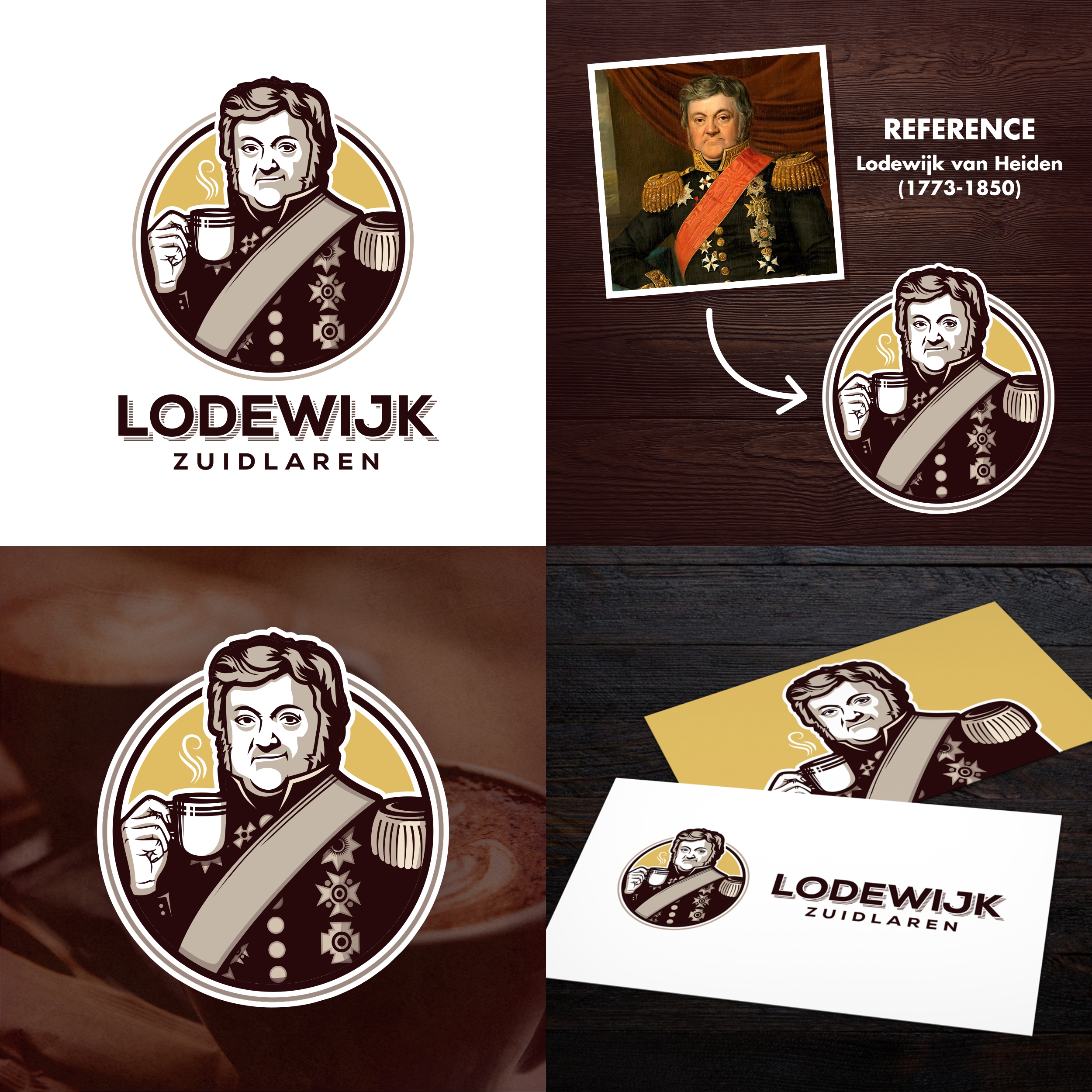 Lodewijk Zuidlaren in Logo Design Inspiration by Beedigital