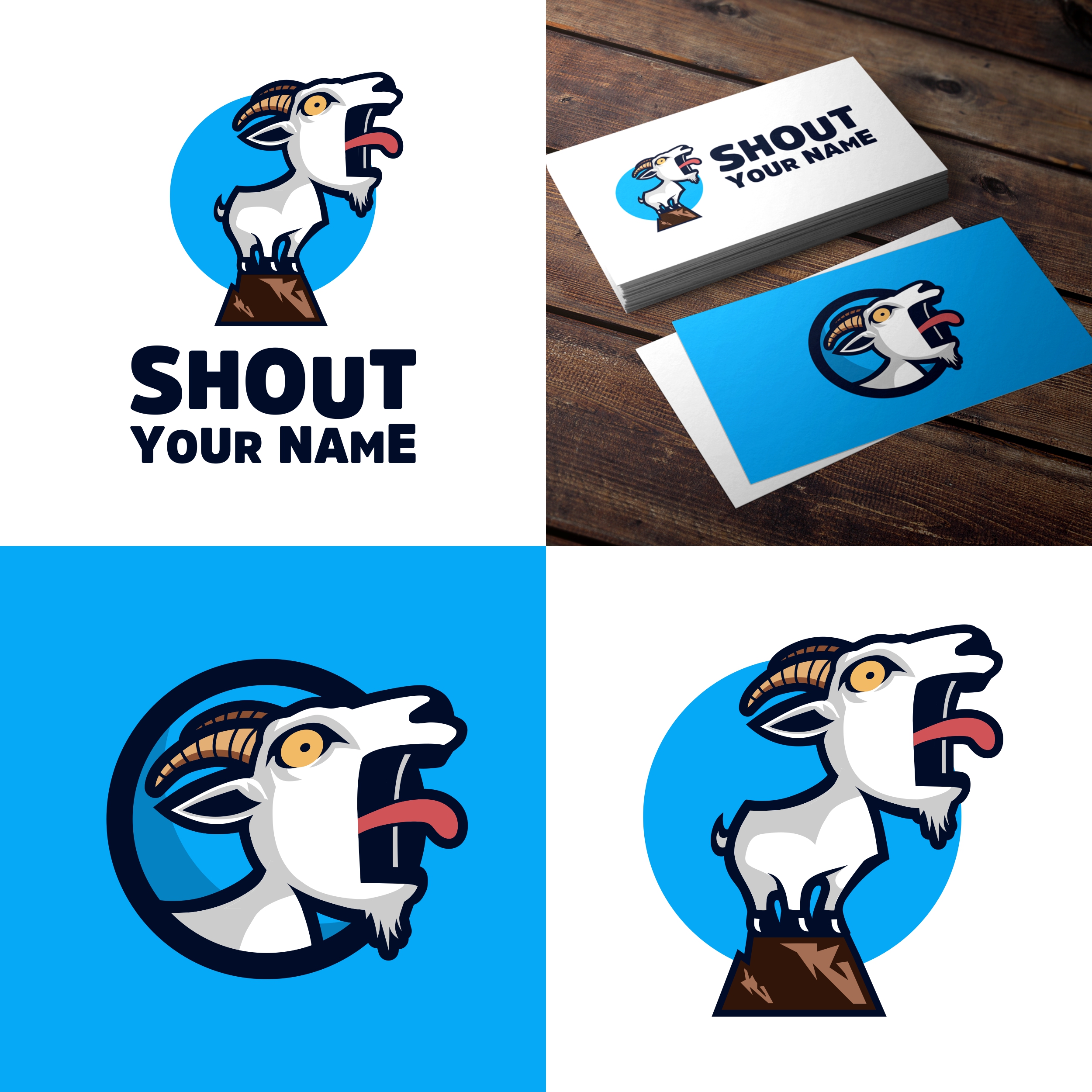Shout Your Name in Logo Design Inspiration by Beedigital