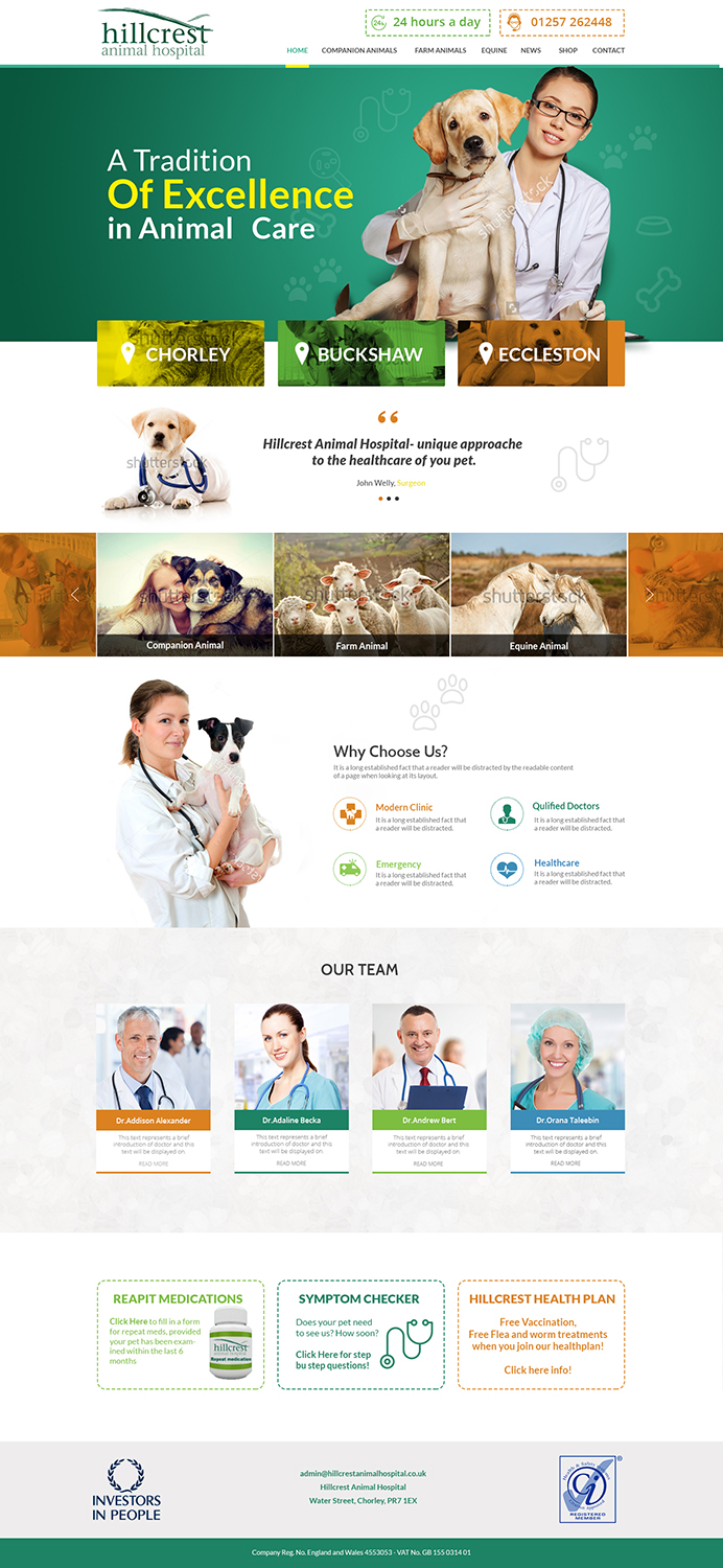 Hillcrest Animal Hospital by Idea@design Hillcrest Animal Hospital in Advertisement Design Inspiration by Idea@design