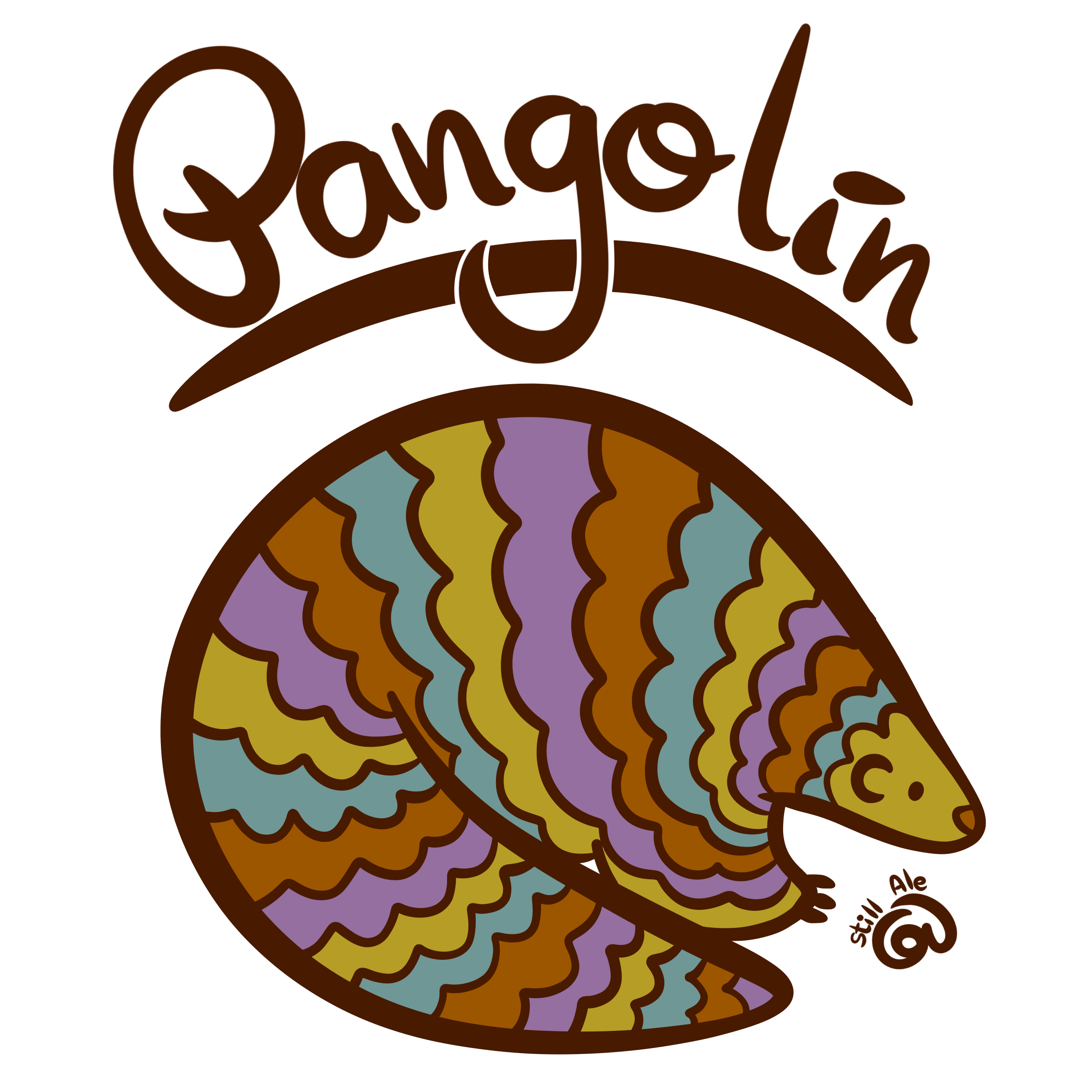 Pangolin 2 by María Alejandra Guerra Pangolin 2 in Digital Art Inspiration by María Alejandra Guerra