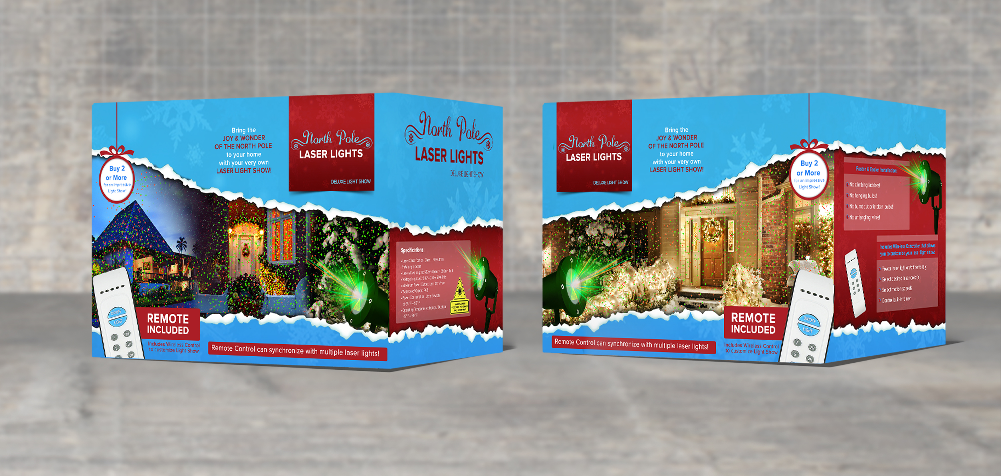Laser Lights Box Design By Anchy.mat 33123 - Designhill