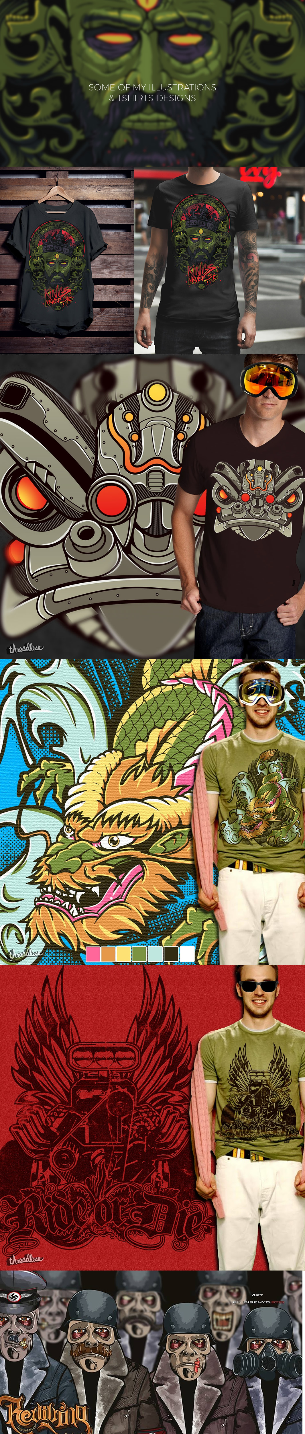 Shirt Compilation in T-Shirt Design Inspiration by Dabyong