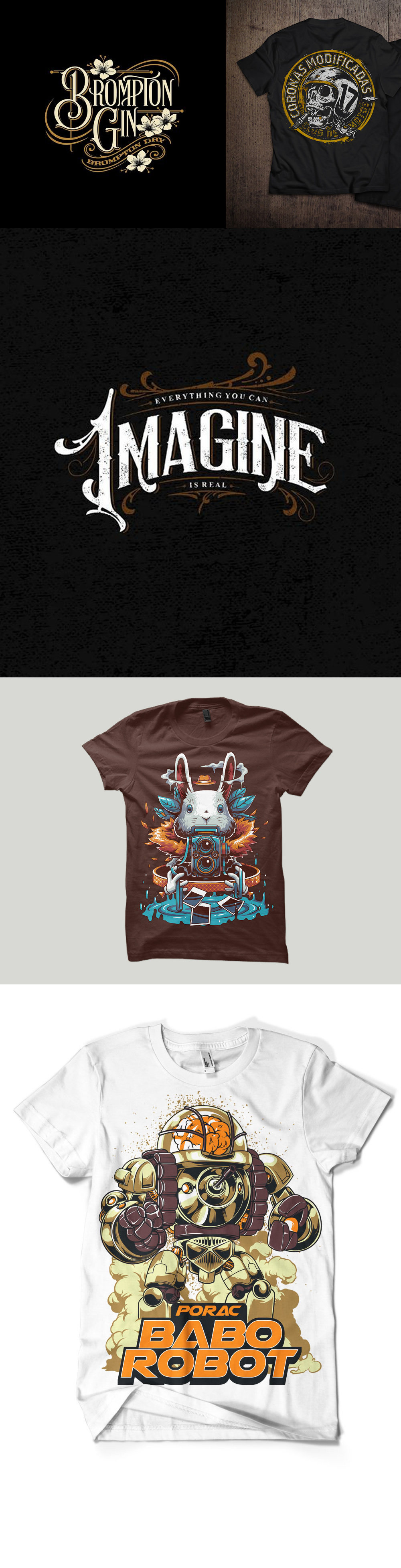 Lettering Styles by Dabyong Lettering Styles in T-Shirt Design Inspiration by Dabyong