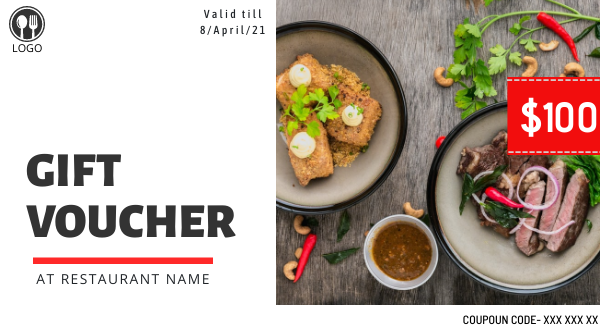 RESTAURANT GIFT CARD by Pooja Joshi RESTAURANT GIFT CARD in Gift cards Inspiration by Pooja Joshi