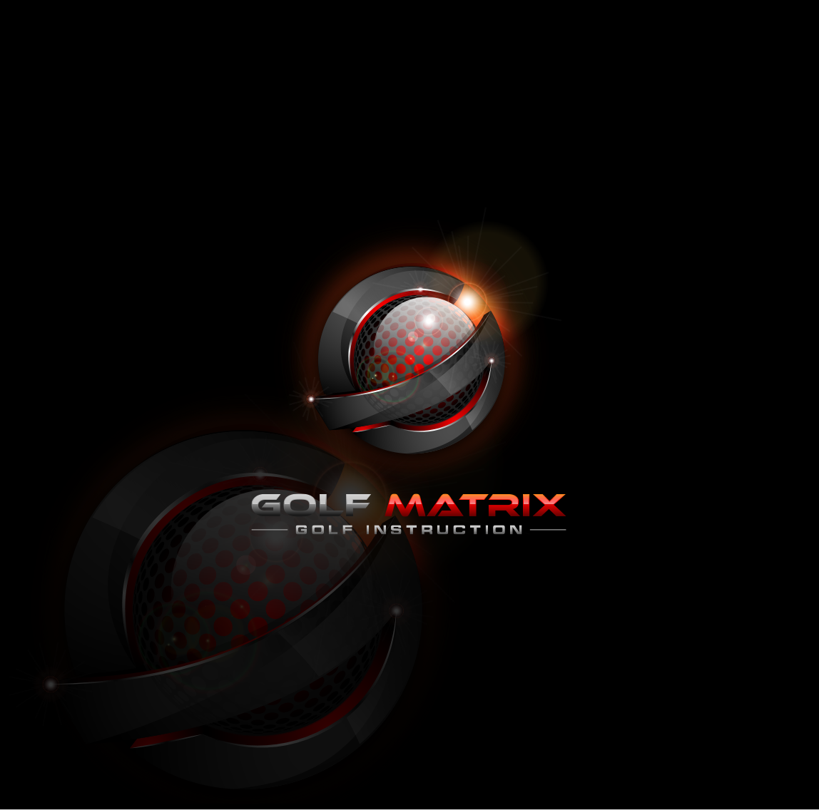 3d logo proposal for Golf Matrix by Dkoi Designs 3d logo proposal for Golf Matrix in Logo Design Inspiration by Dkoi Designs