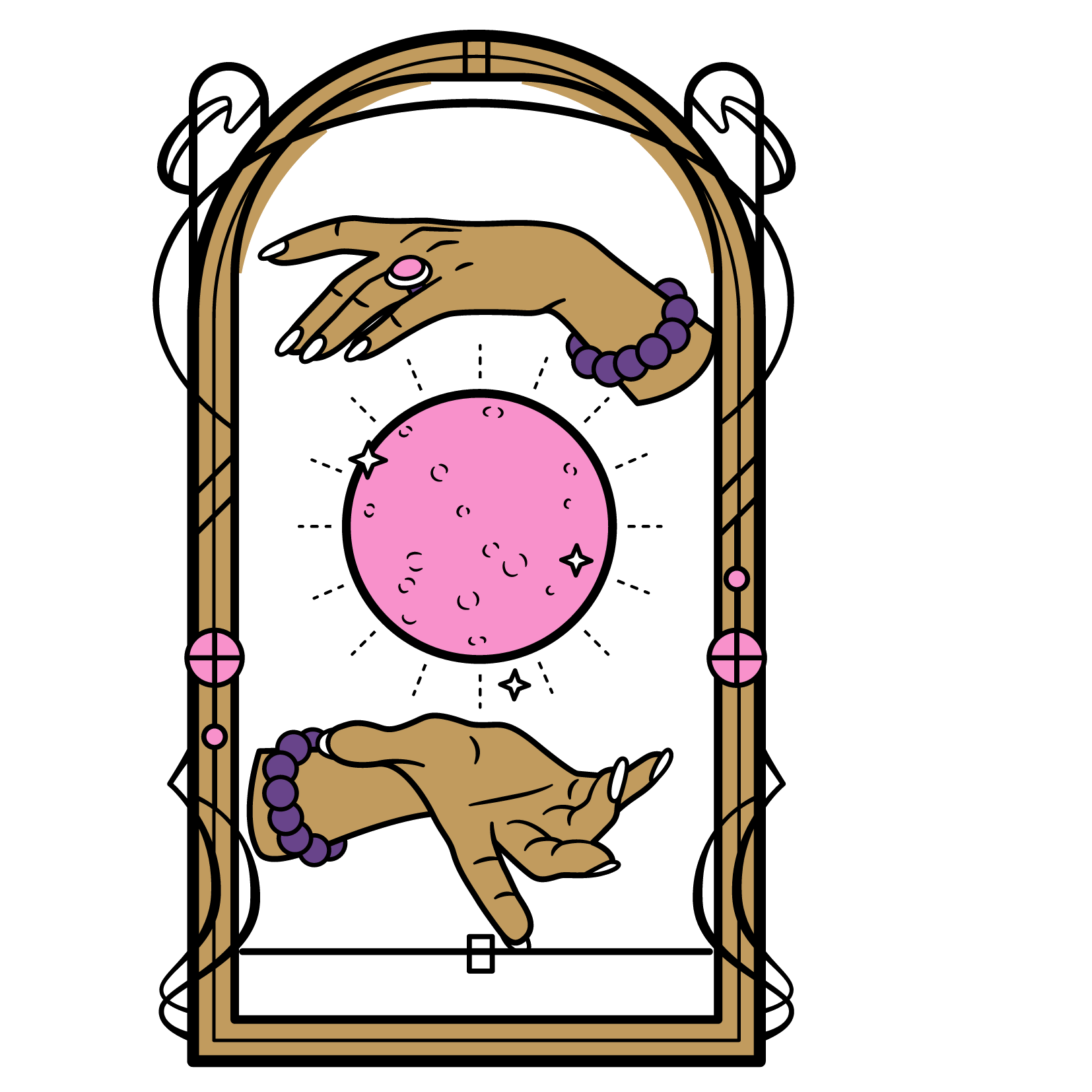 Fortune teller by Maricarmen Herrejon Fortune teller in Cartoon & Caricature Inspiration by Maricarmen Herrejon