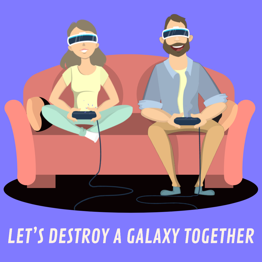 Gaming Together by Maricarmen Herrejon Gaming Together in Caricature Inspiration by Maricarmen Herrejon