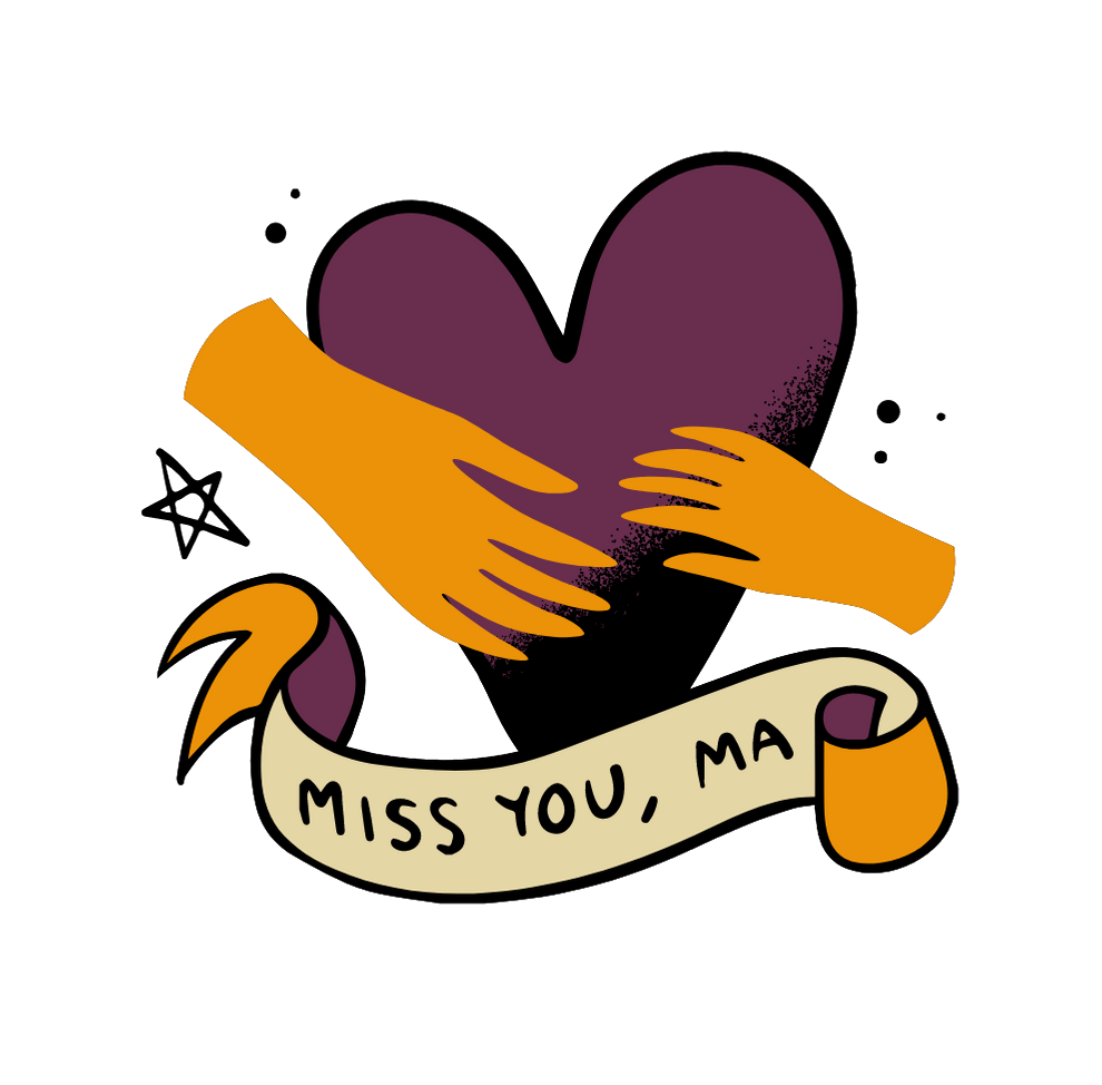 Miss you ma by Maricarmen Herrejon Miss you ma in Lettering Art Inspiration by Maricarmen Herrejon