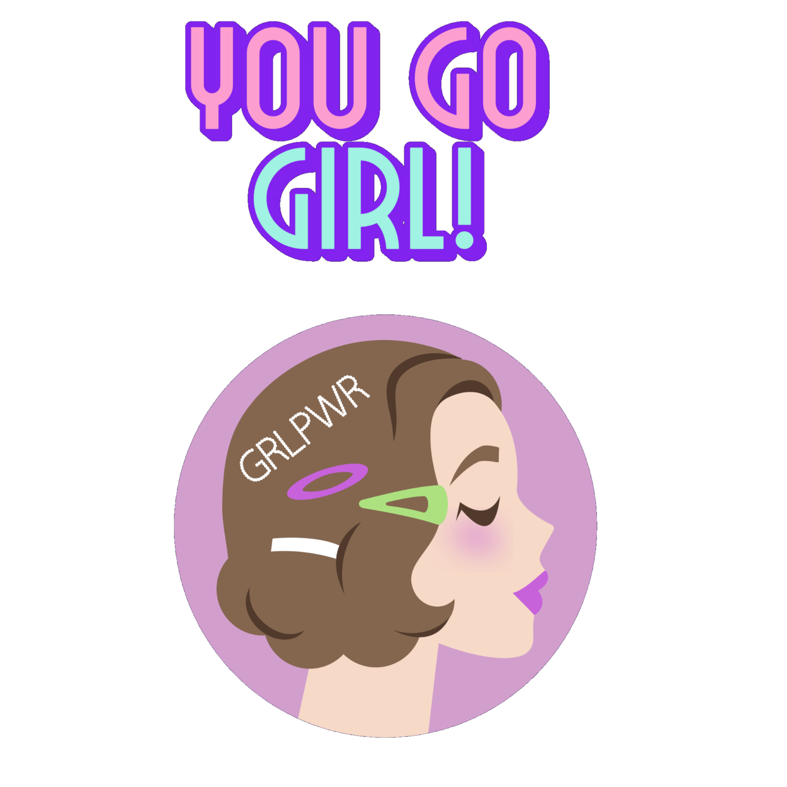 Go girl by Maricarmen Herrejon Go girl in Cartoon & Caricature Inspiration by Maricarmen Herrejon
