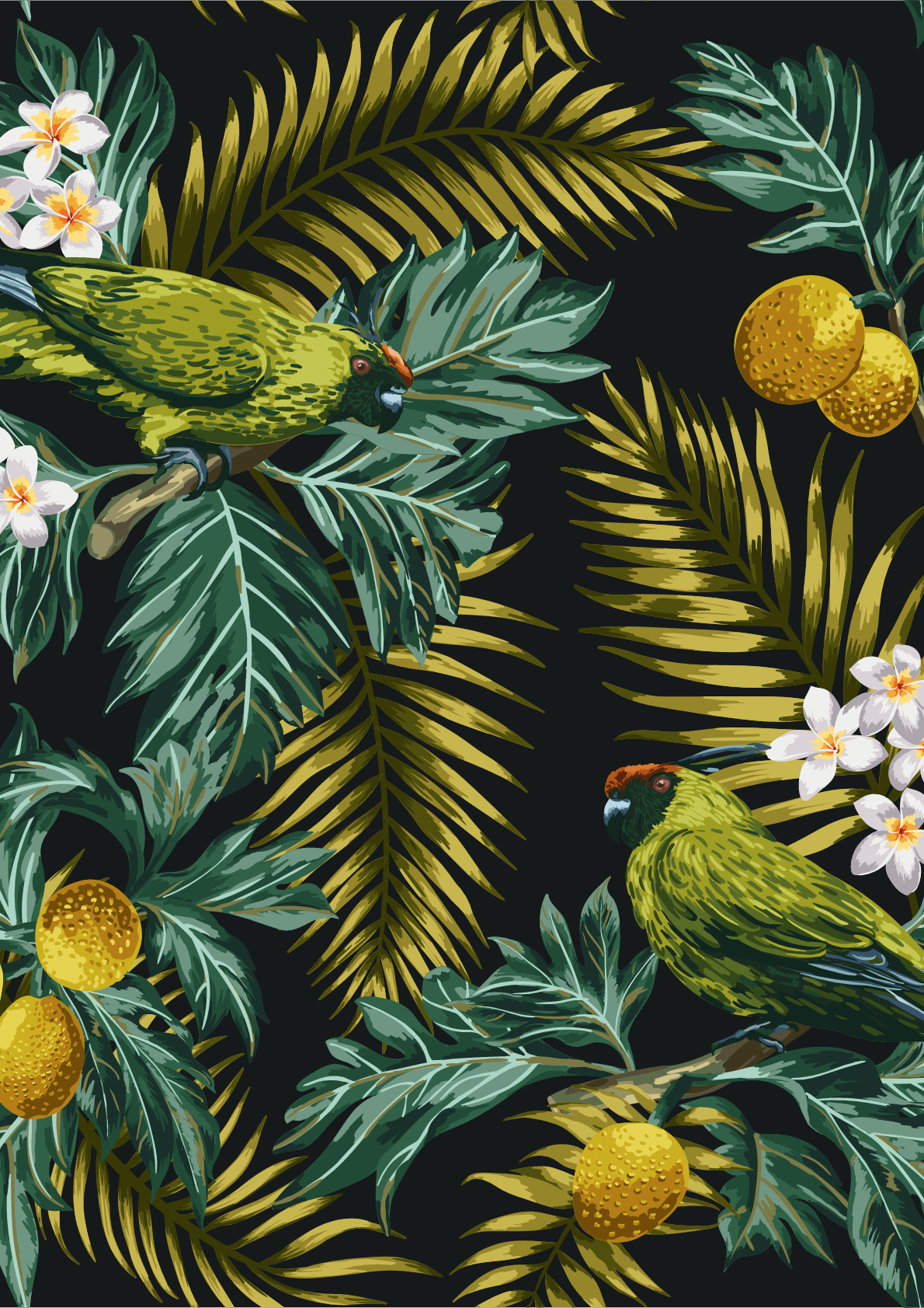 tropical rainforest in Pattern & Surface Design Inspiration by Maricarmen Herrejon
