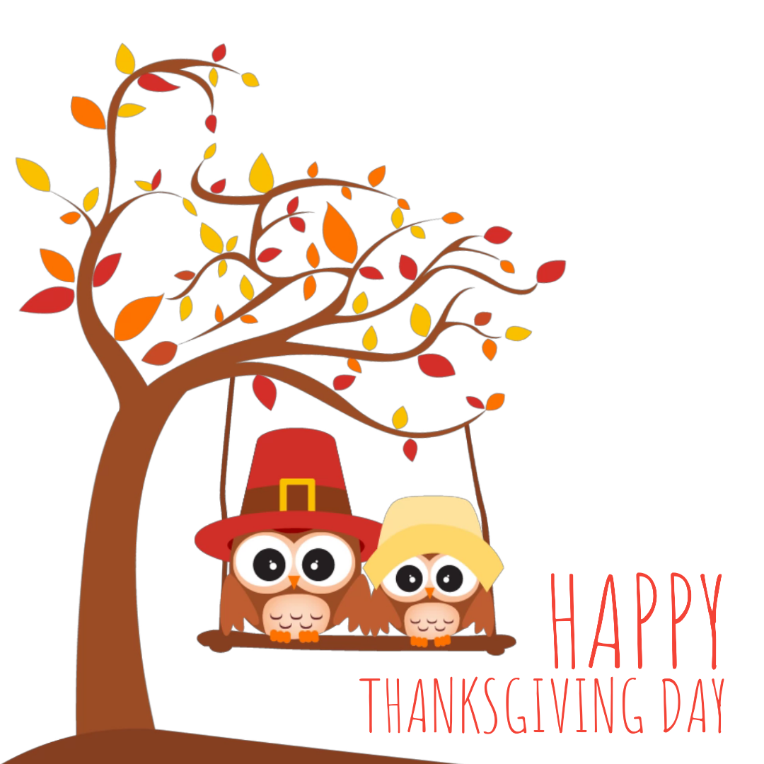Thanksgiving owls in Caricature Inspiration by Maricarmen Herrejon