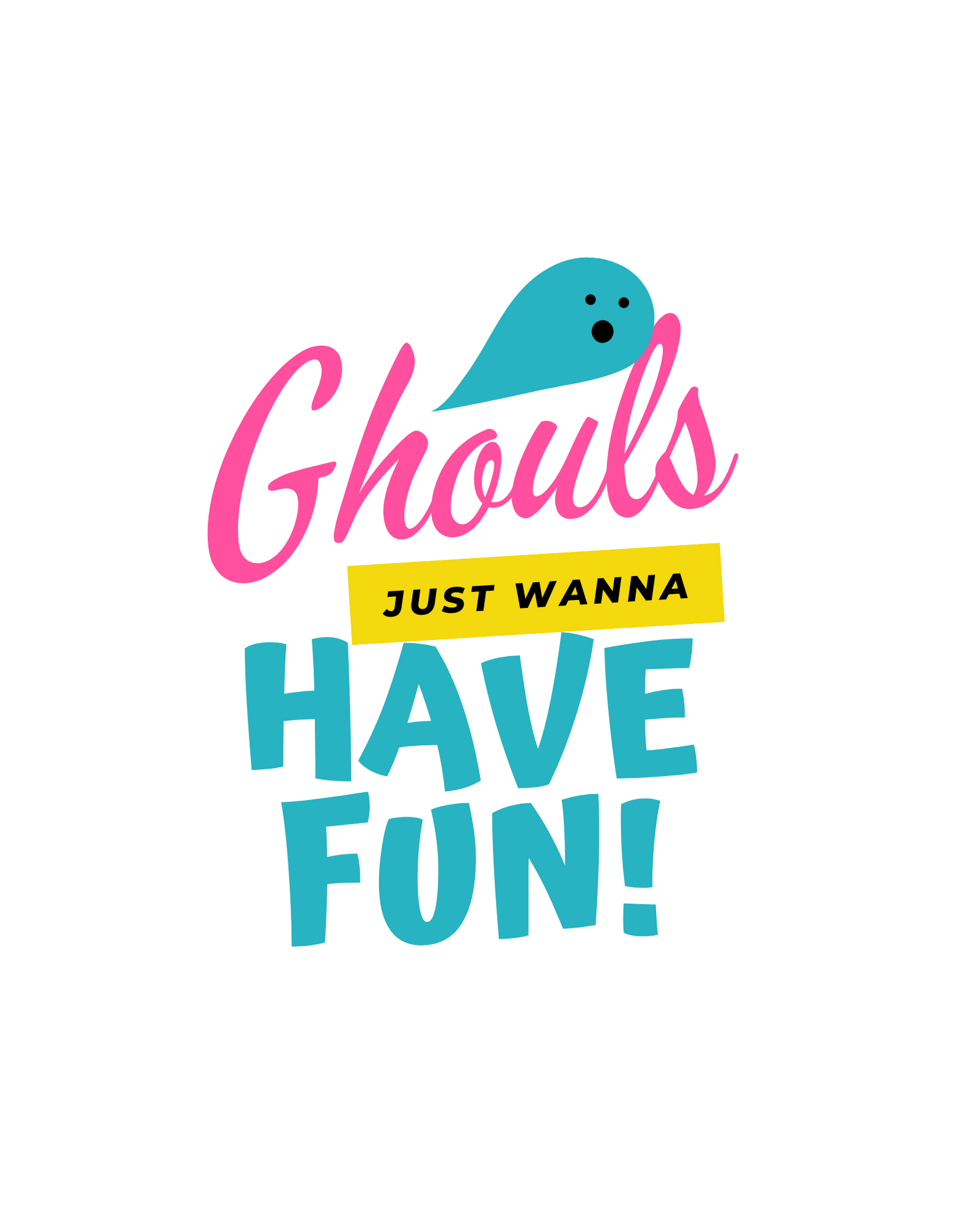 Ghouls just wanna have fun in Typography Inspiration by Maricarmen Herrejon