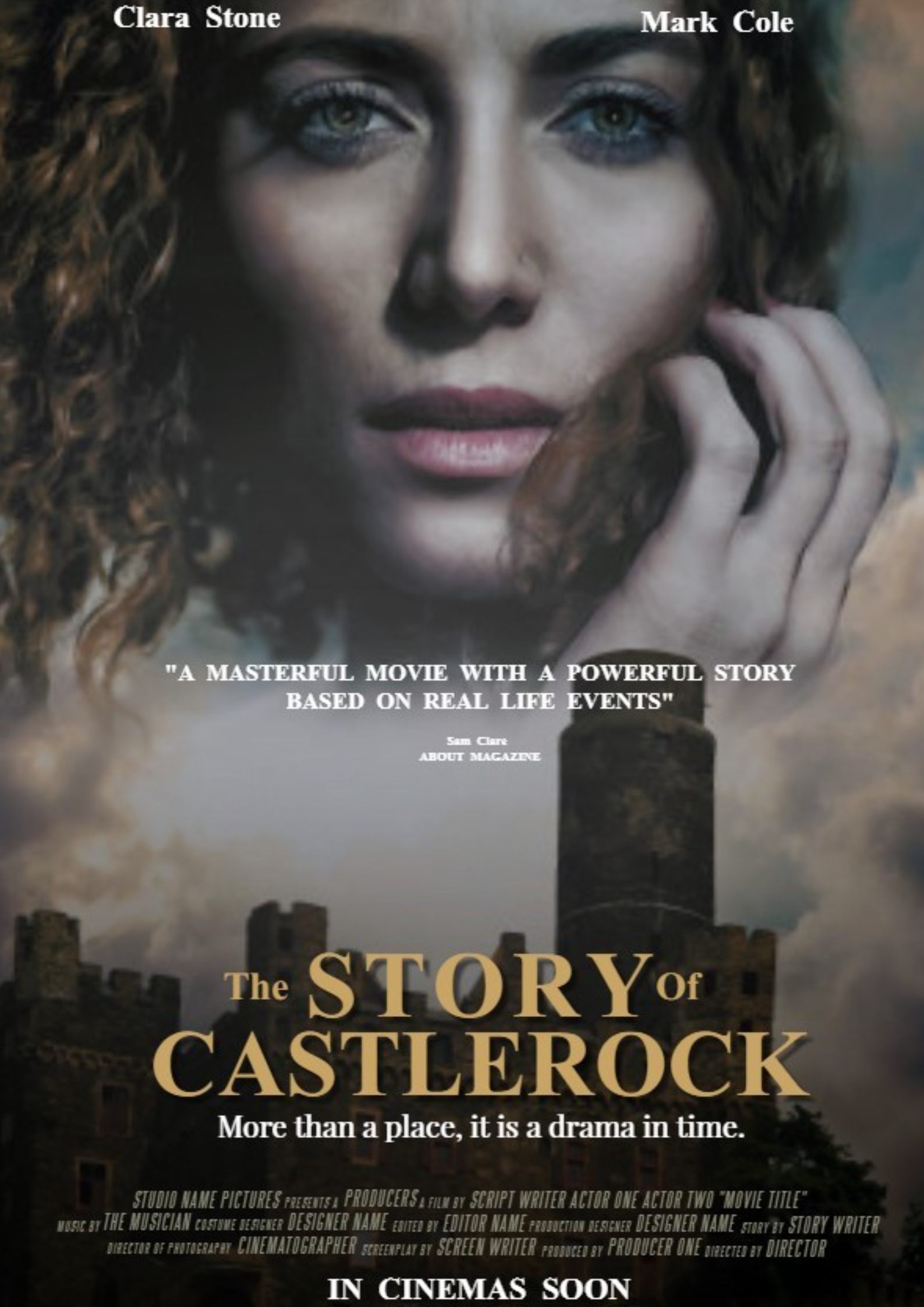 Drama Movie in Poster Design Inspiration by Maricarmen Herrejon