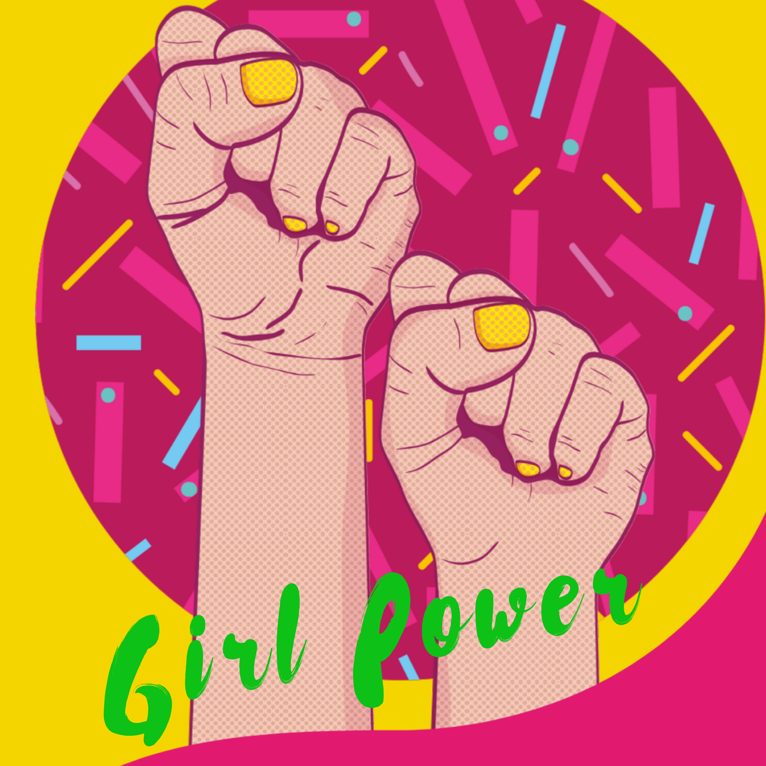 Raise your fist in Comic Art Inspiration by Maricarmen Herrejon