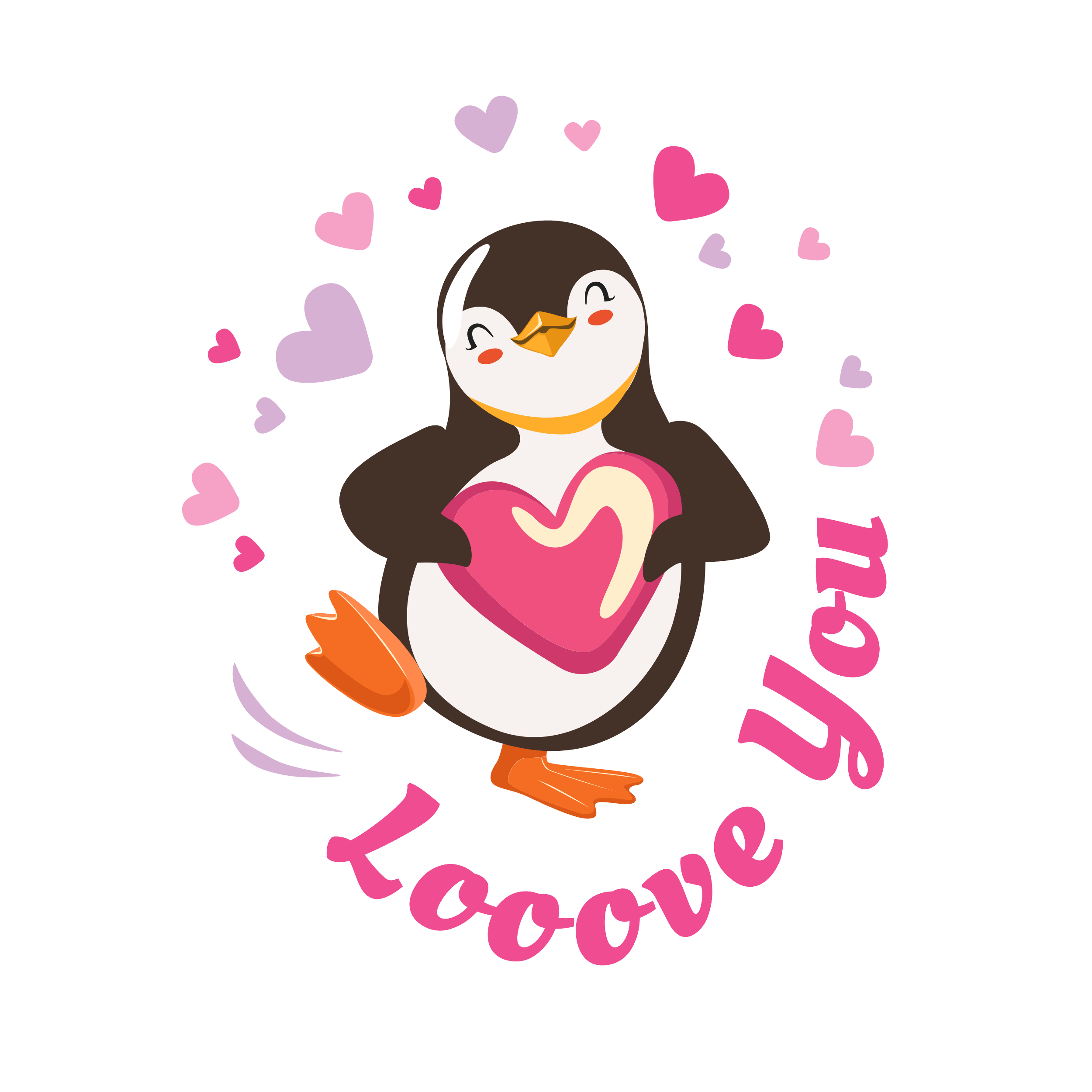 Cute penguin by Maricarmen Herrejon Cute penguin in Caricature Inspiration by Maricarmen Herrejon