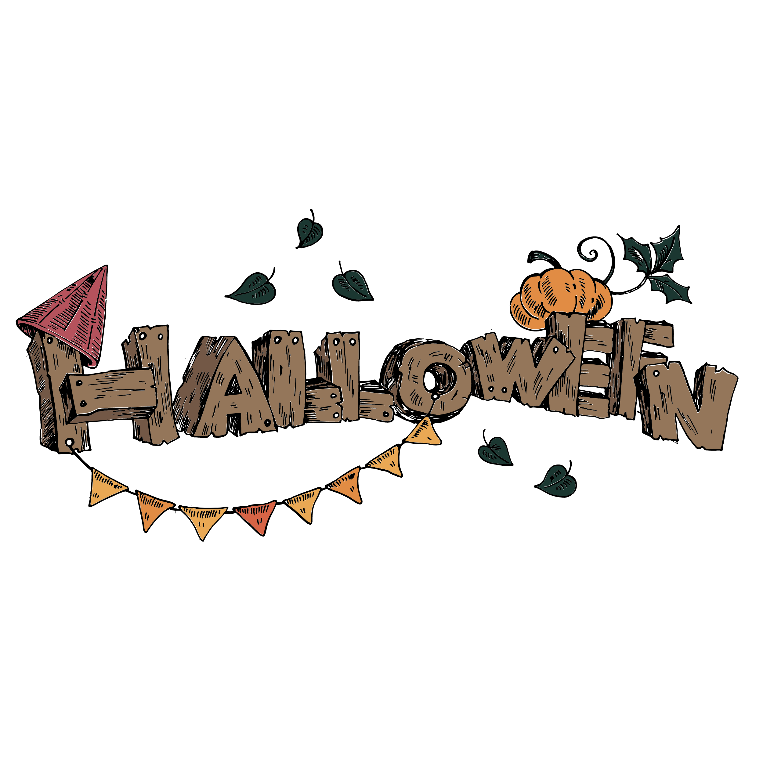 Halloween in Typography Inspiration by Maricarmen Herrejon