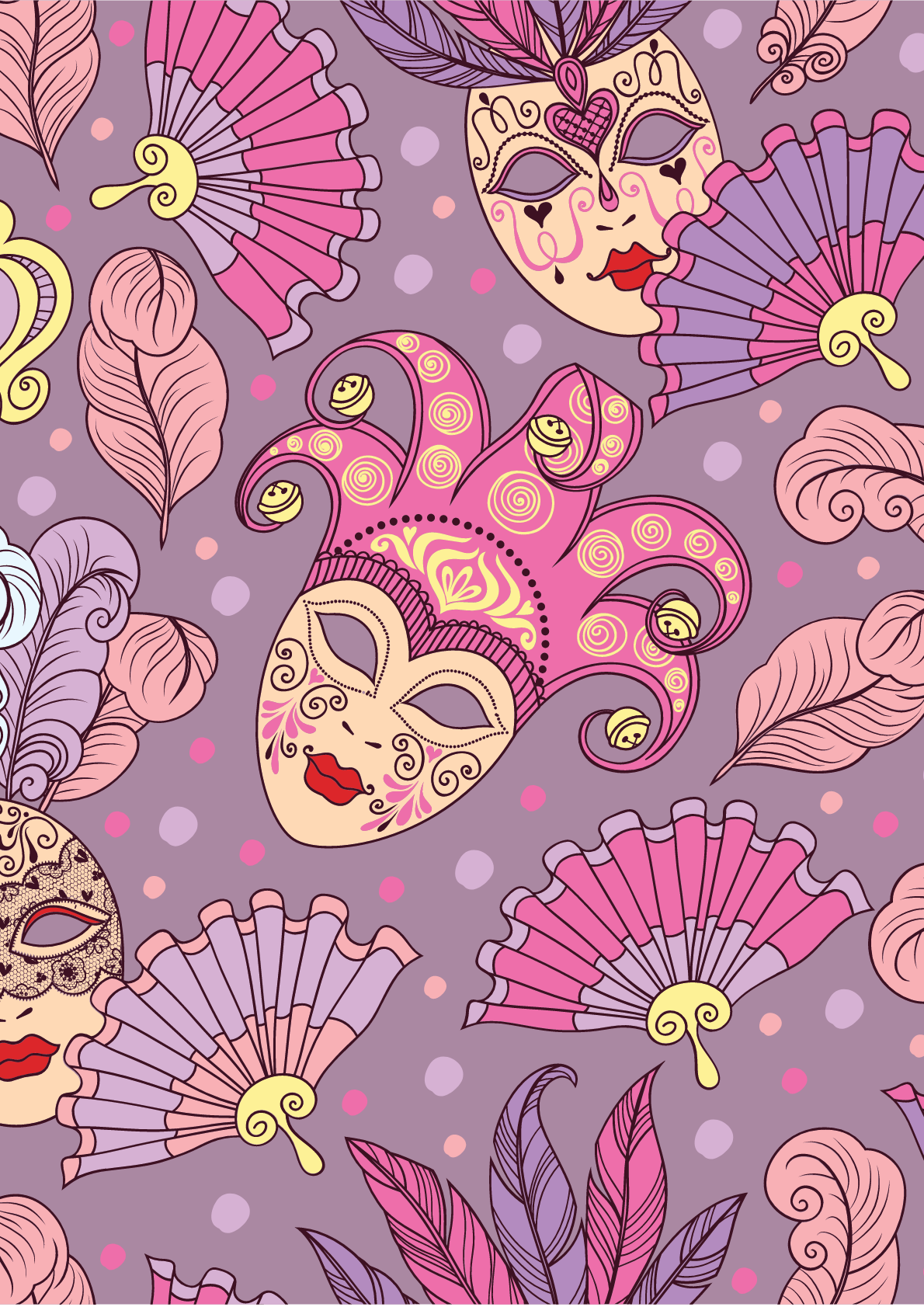 Masks by Maricarmen Herrejon Masks in Pattern & Surface Design Inspiration by Maricarmen Herrejon
