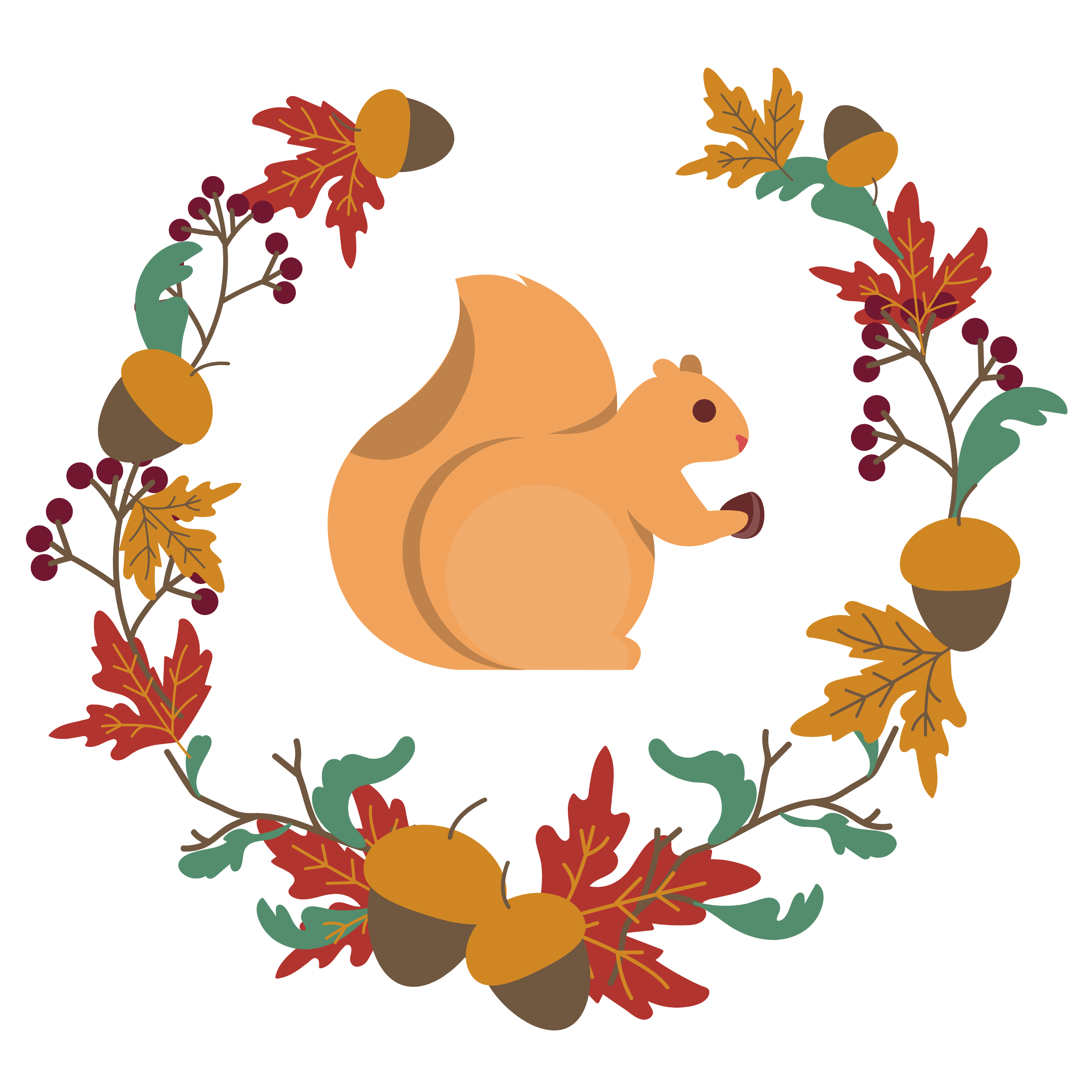 Squirrel in Cartoon & Caricature Inspiration by Maricarmen Herrejon