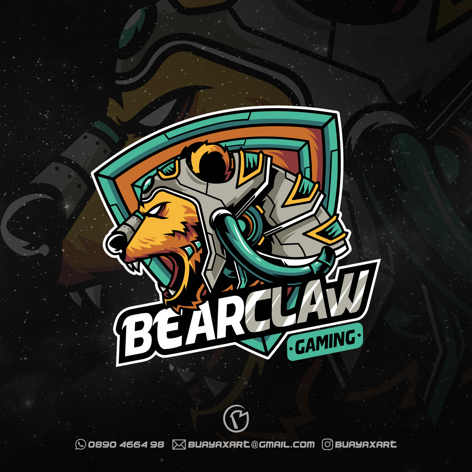BEARCLAW GAMING by Satrio Alfandi Aldiansyah BEARCLAW GAMING in Logo Design Inspiration by Satrio Alfandi Aldiansyah