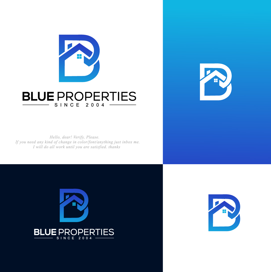 Blue Properties logo:) by Md Abdulla Al Mamun Blue Properties logo:) in Logo & Brand Identity Inspiration by Md Abdulla Al Mamun