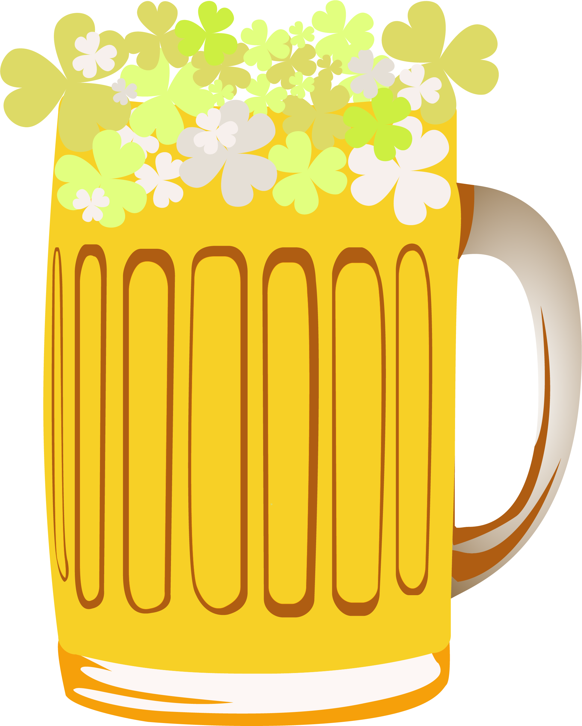 Shamrock beer in Illustration and Graphics Inspiration by Alma Luna