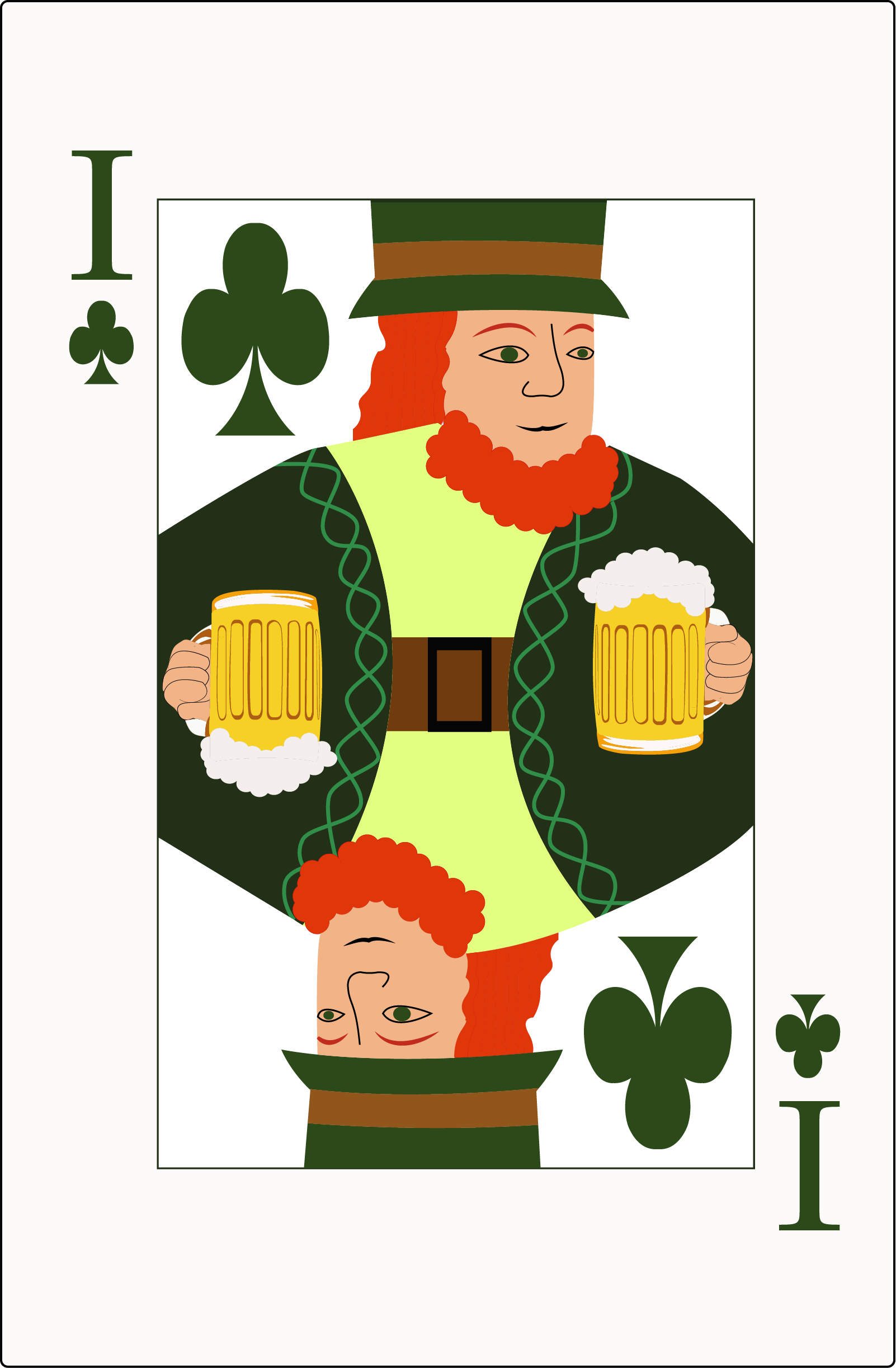 Poker irishman by Alma Luna Poker irishman in Illustration and Graphics Inspiration by Alma Luna