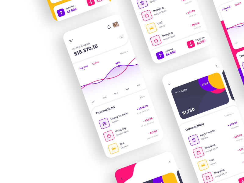 Finance App by Hayamirelas Finance App in Mobile Apps Design Inspiration by Hayamirelas