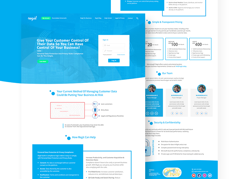 Website Design in Website Design Inspiration by Nurandalas Komarudin