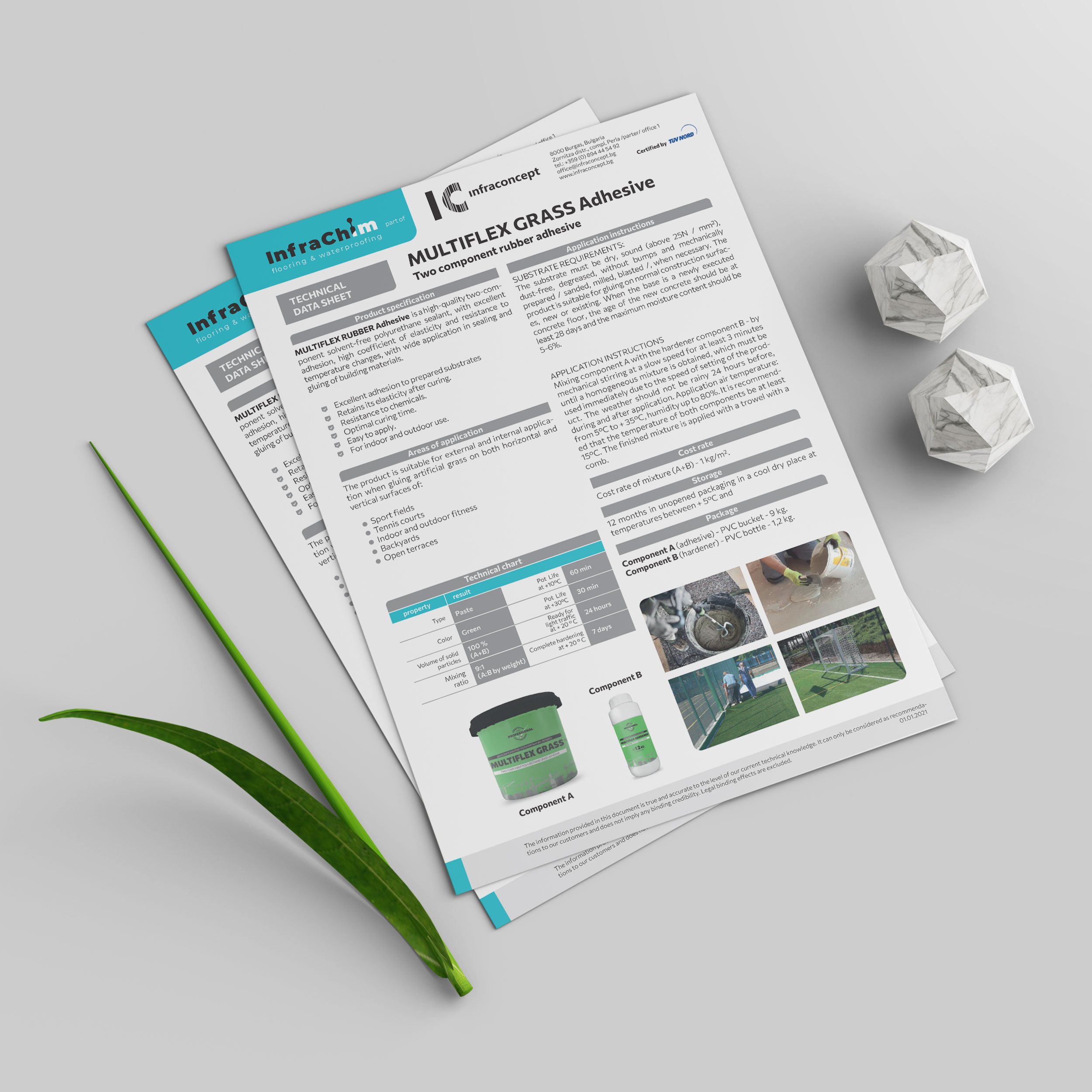 Brochure Design for Infrachim Ltd. by Mimyagency Brochure Design for Infrachim Ltd. in Brochure Design Inspiration by Mimyagency